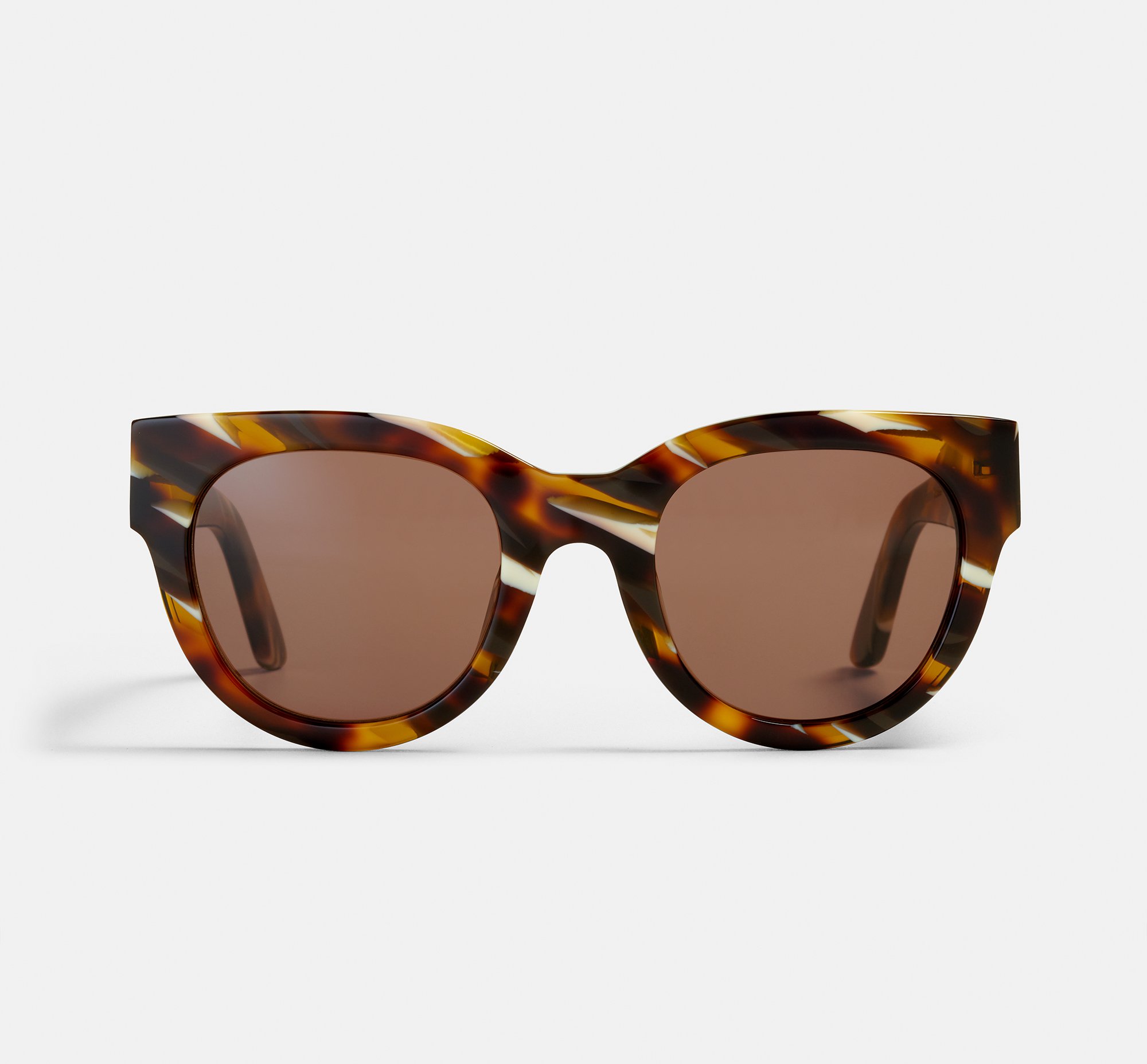 Heather Jungle | Round Bio Acetate Sunglasses