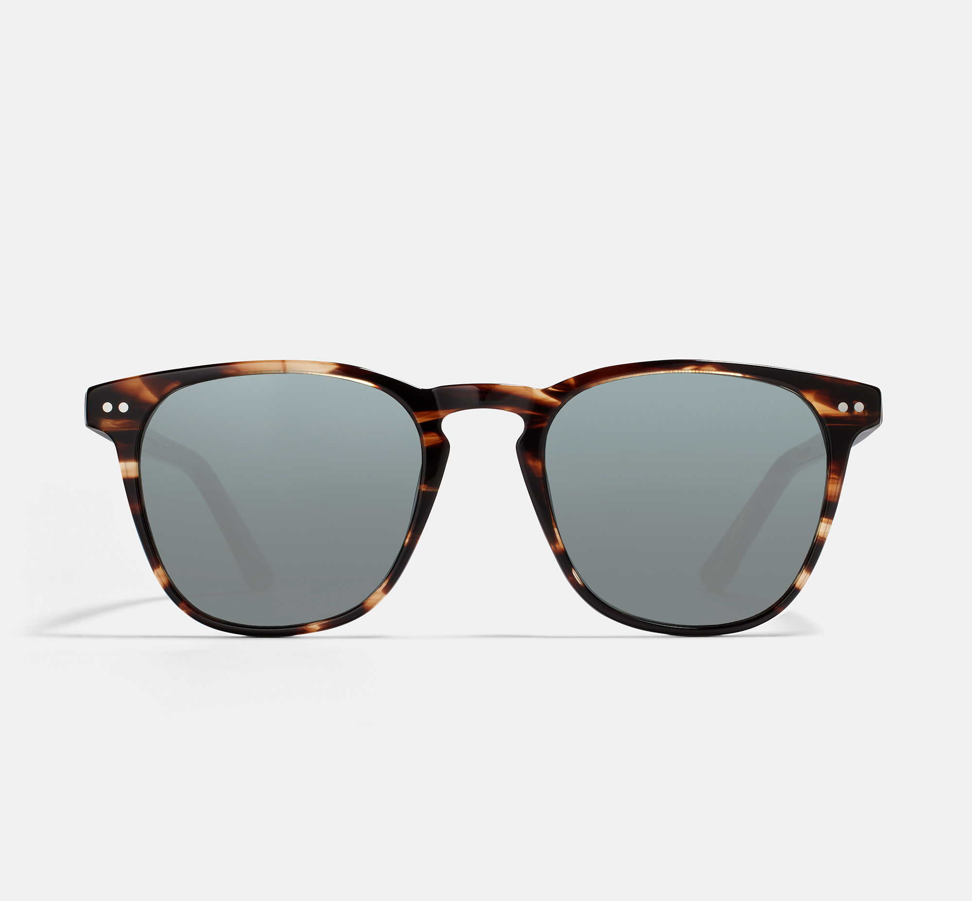 Hudson Large Tigerwood | Square Acetate Sunglasses