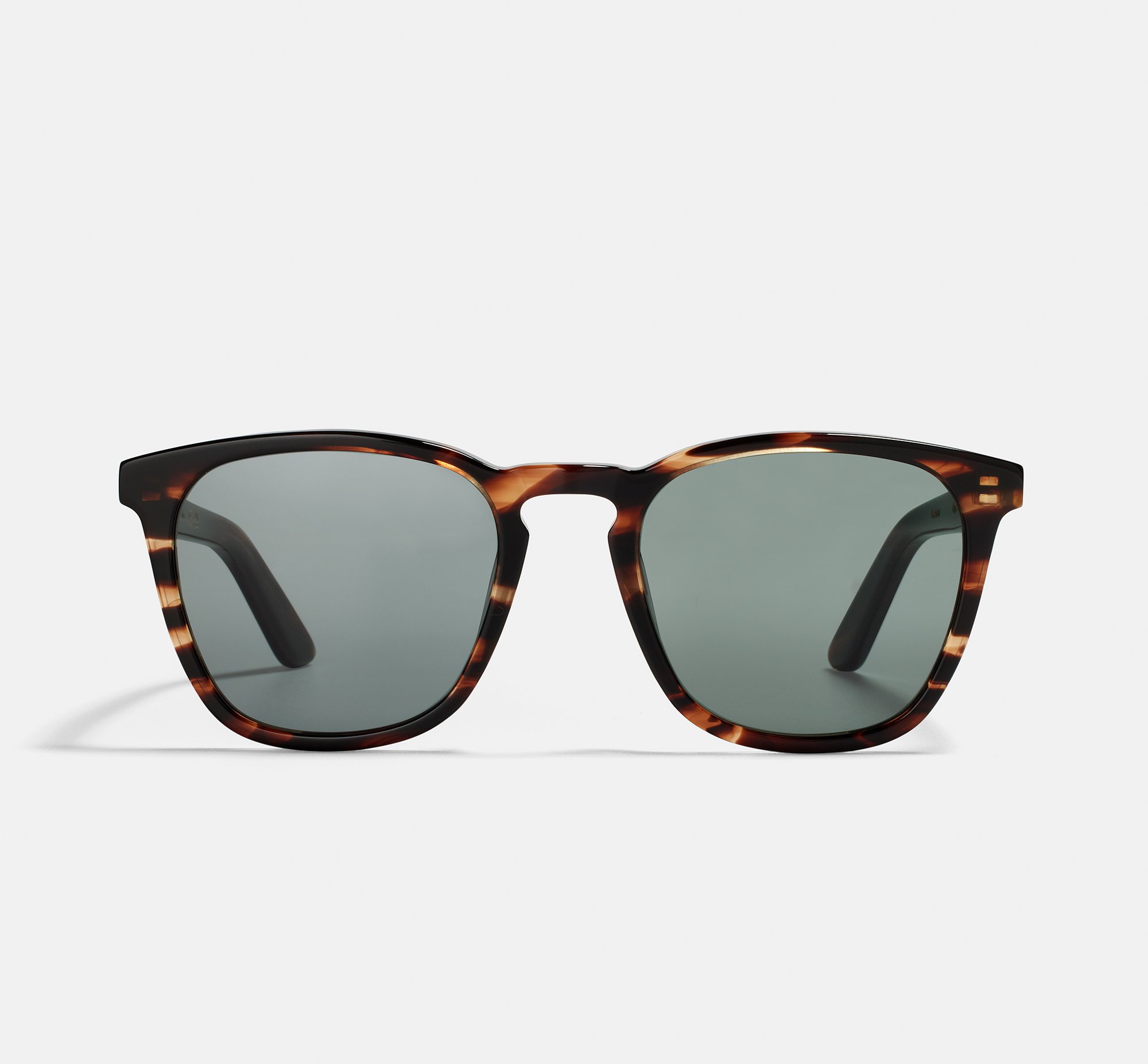 Hudson Tigerwood | Square Acetate Sunglasses