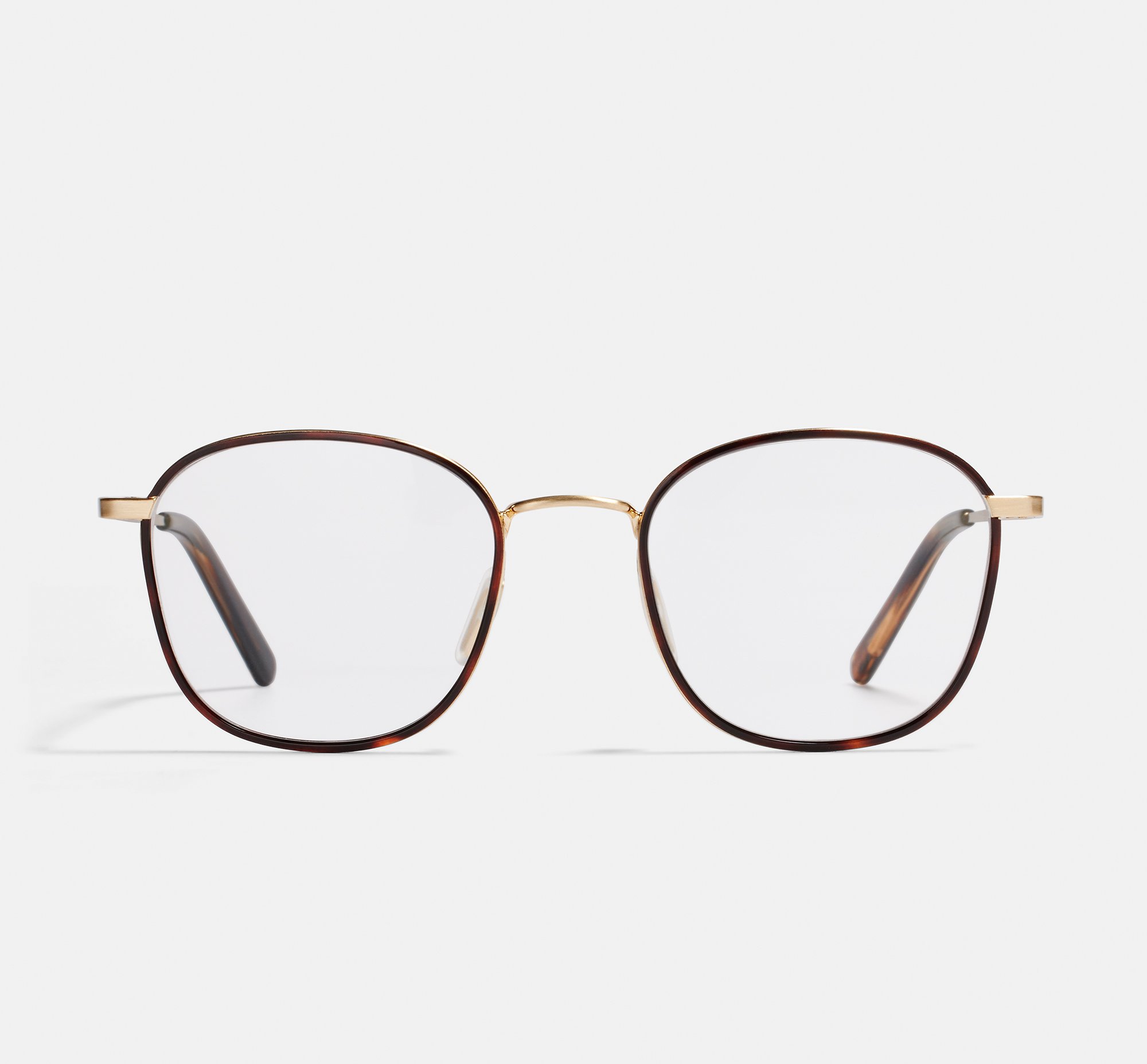 Jay Windsor Rim Tigerwood | Square Metal Glasses
