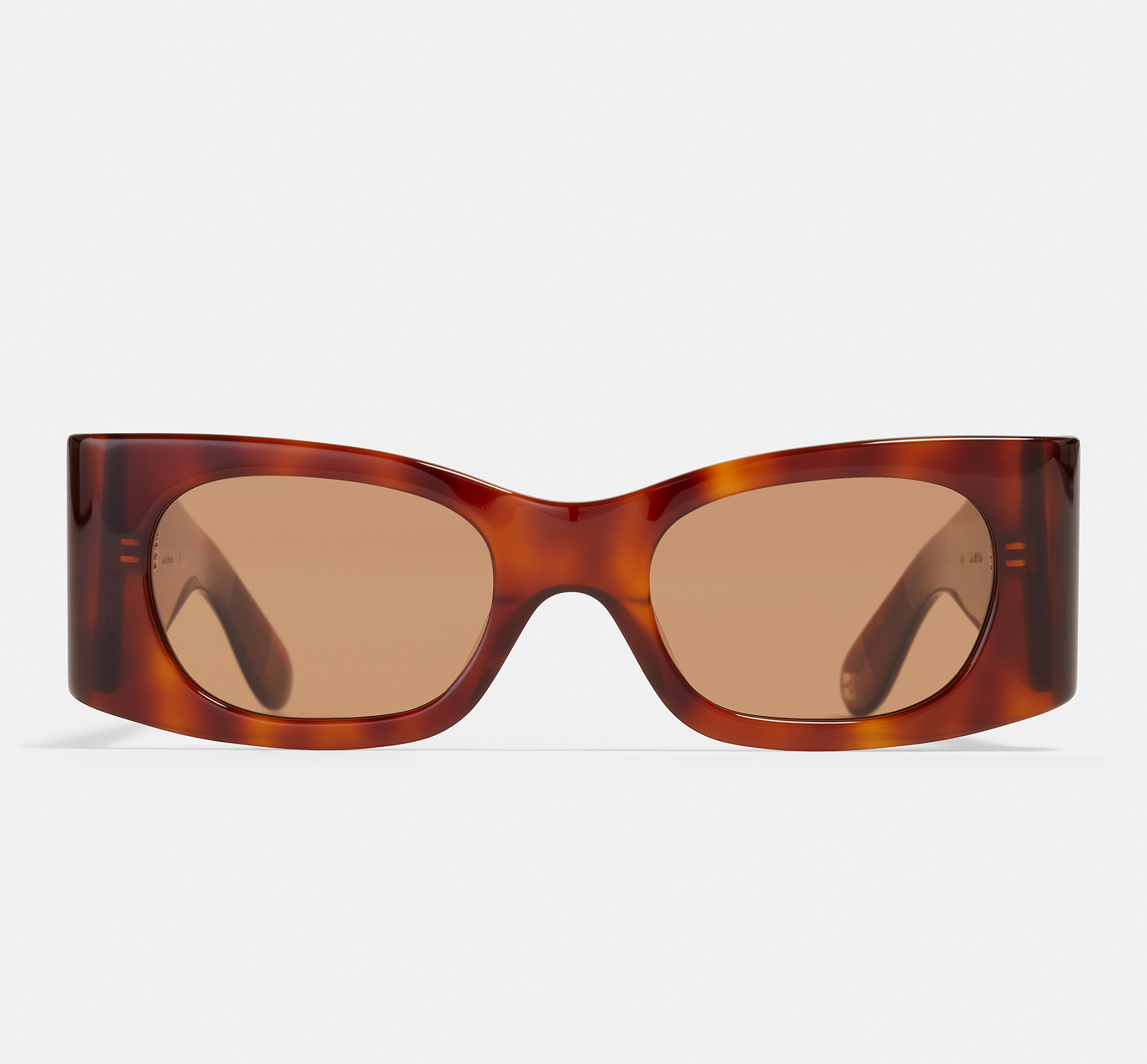 Kayla x GANNI Kaffe | Rectangular Renew Bio Acetate Sunglasses