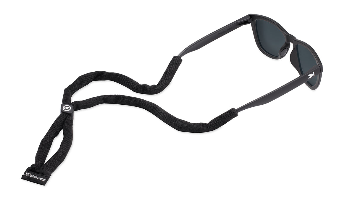 Black Eyewear Strap for Sunglasses | Knockaround.com
