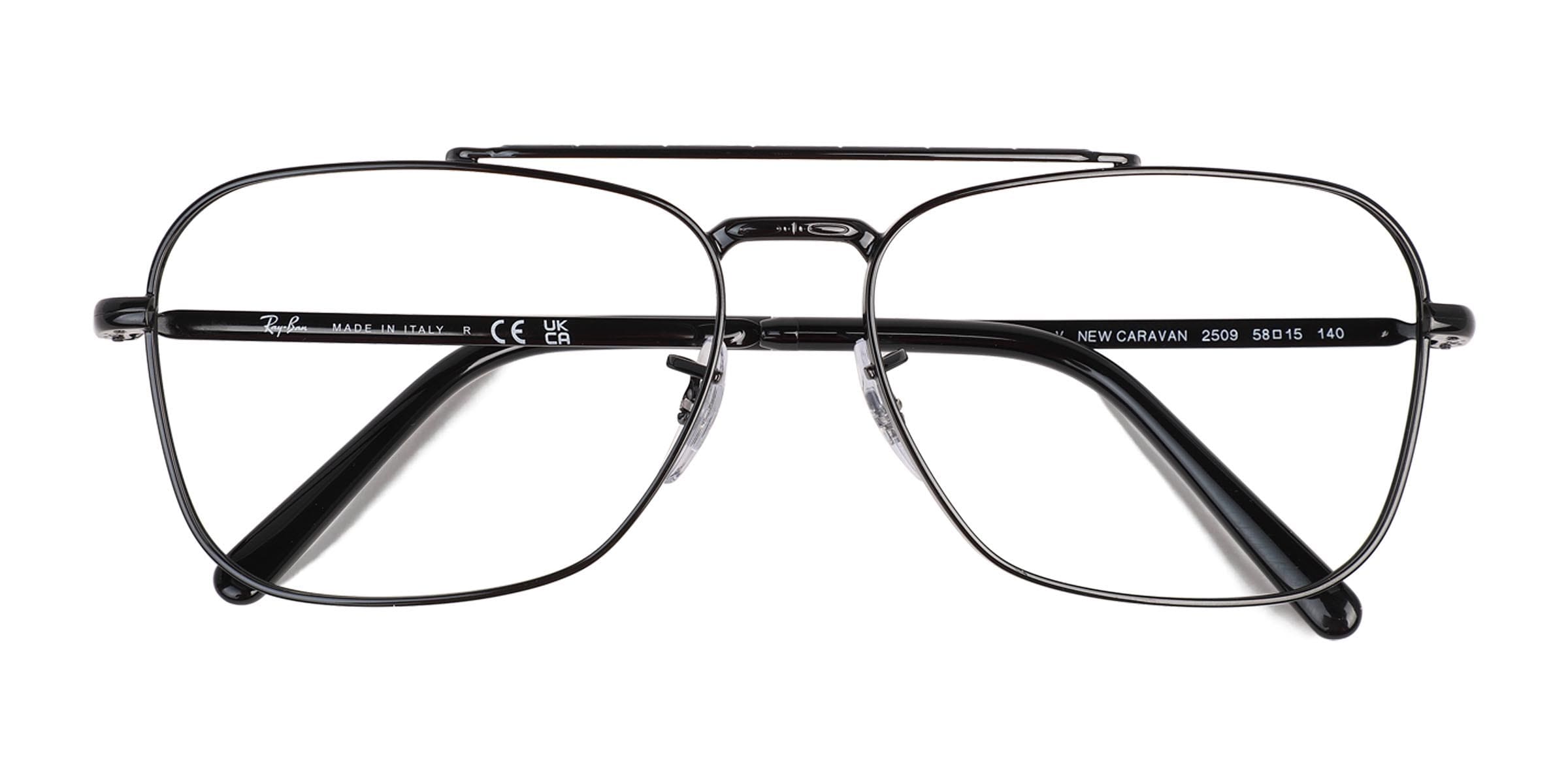 Ray-Ban RB3636V - Rectangle Black Frame Eyeglasses