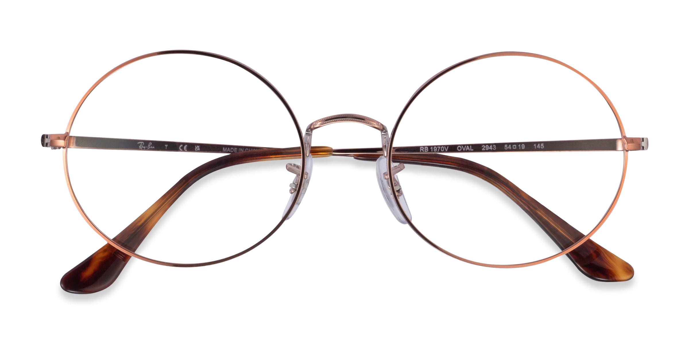 Ray-Ban RB1970V - Round Copper Frame Eyeglasses