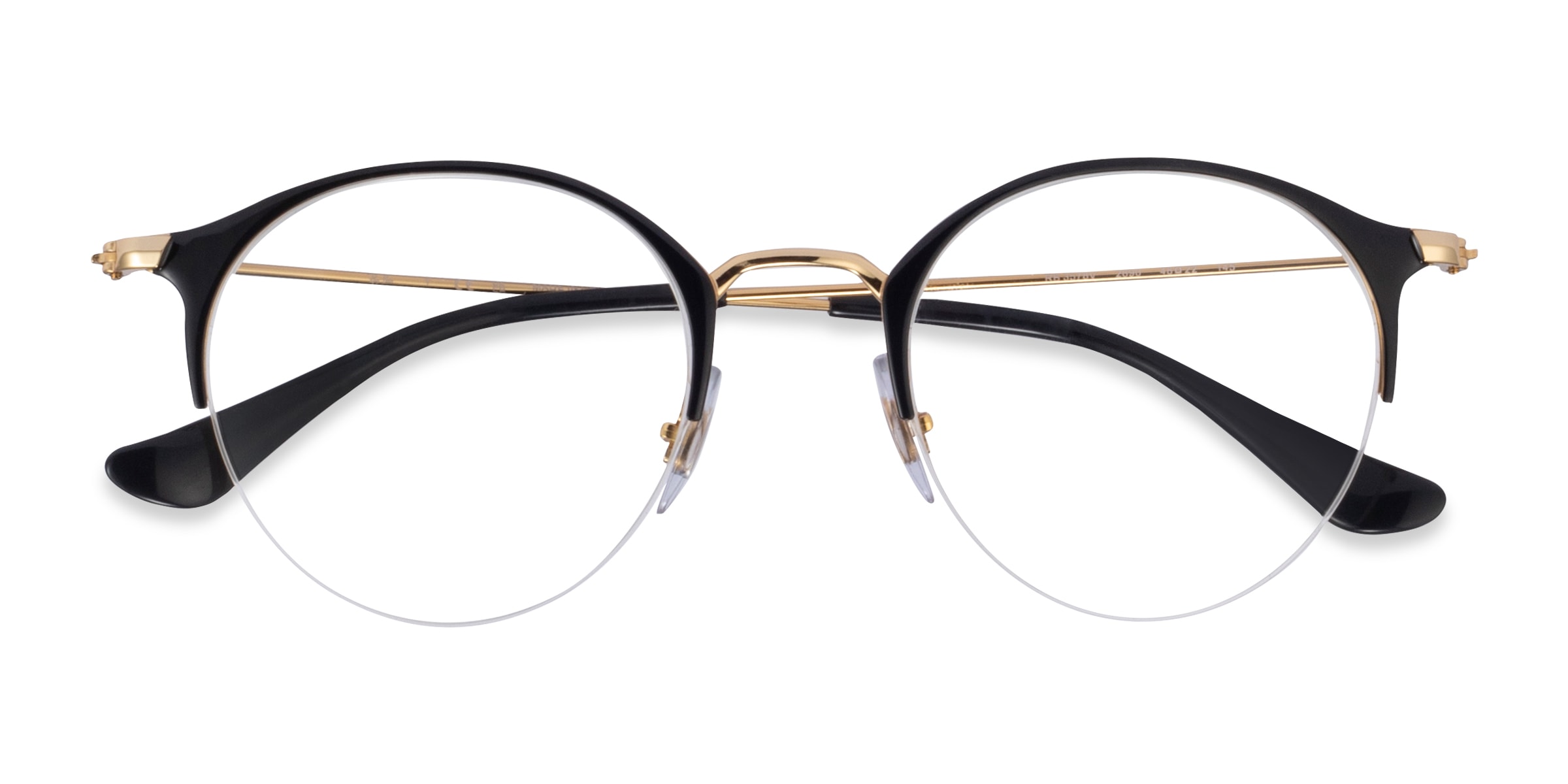 Ray-Ban RB3578V - Round Matte Black On Arista Frame Eyeglasses