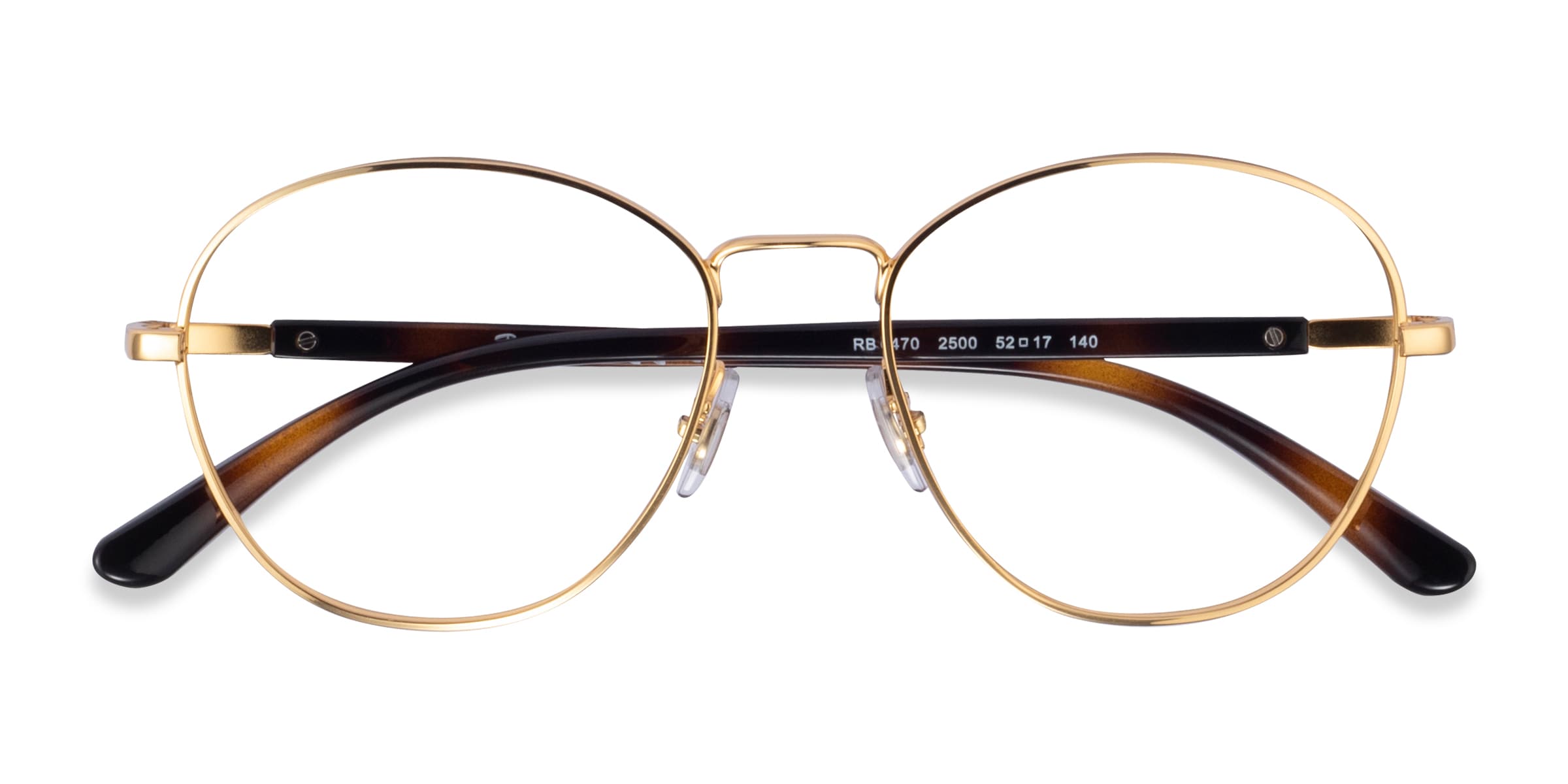 Ray-Ban RB6470 - Round Arista Frame Eyeglasses