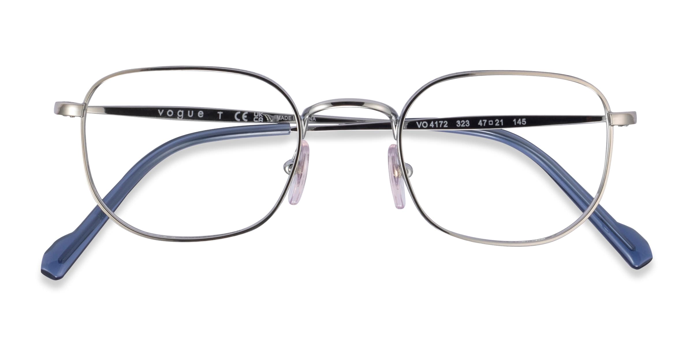 Vogue Eyewear VO4172 - Rectangle Silver Frame Eyeglasses
