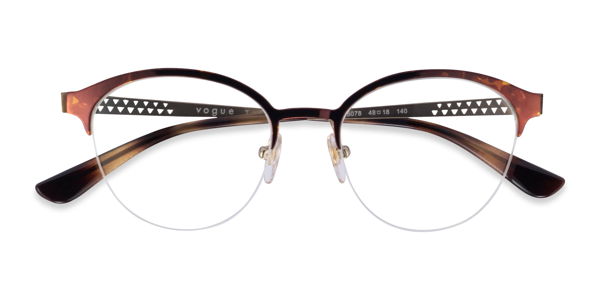 Vogue Eyewear VO4176 - Round Tortoise Frame Glasses For Women
