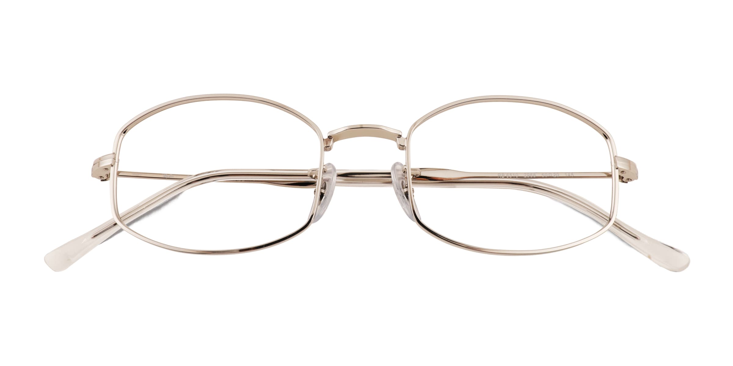 Ray-Ban RB6510 - Oval Silver Frame Eyeglasses