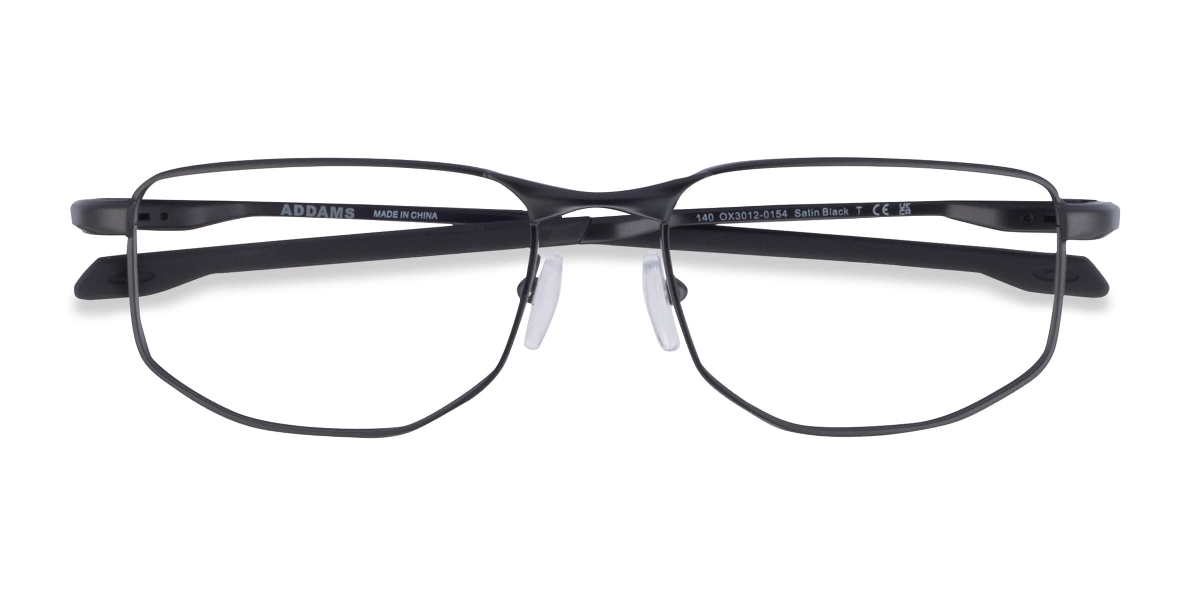 Oakley Addams - Rectangle Satin Black Frame Eyeglasses
