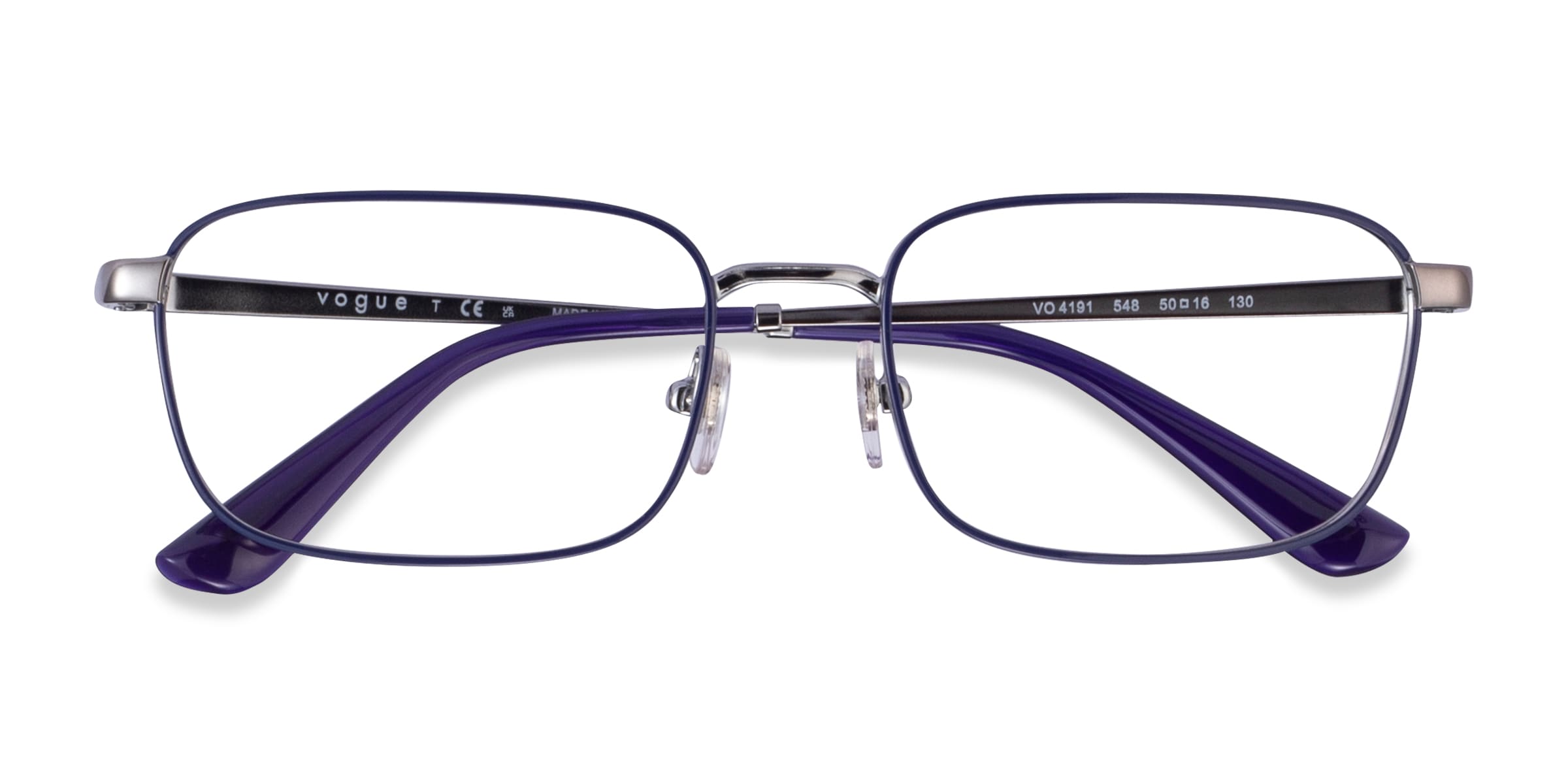 Vogue Eyewear VO4191 - Rectangle Purple Frame Eyeglasses