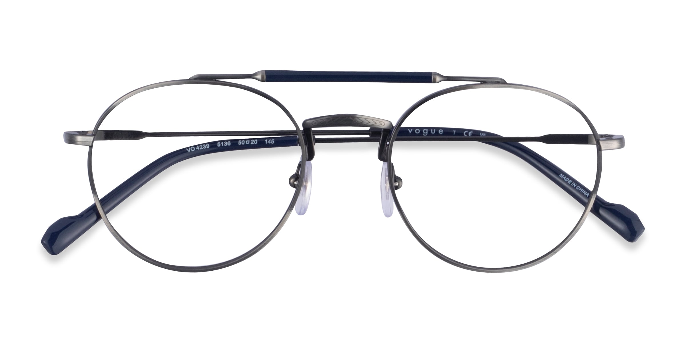 Vogue Eyewear VO4239 - Aviator Silver Frame Eyeglasses