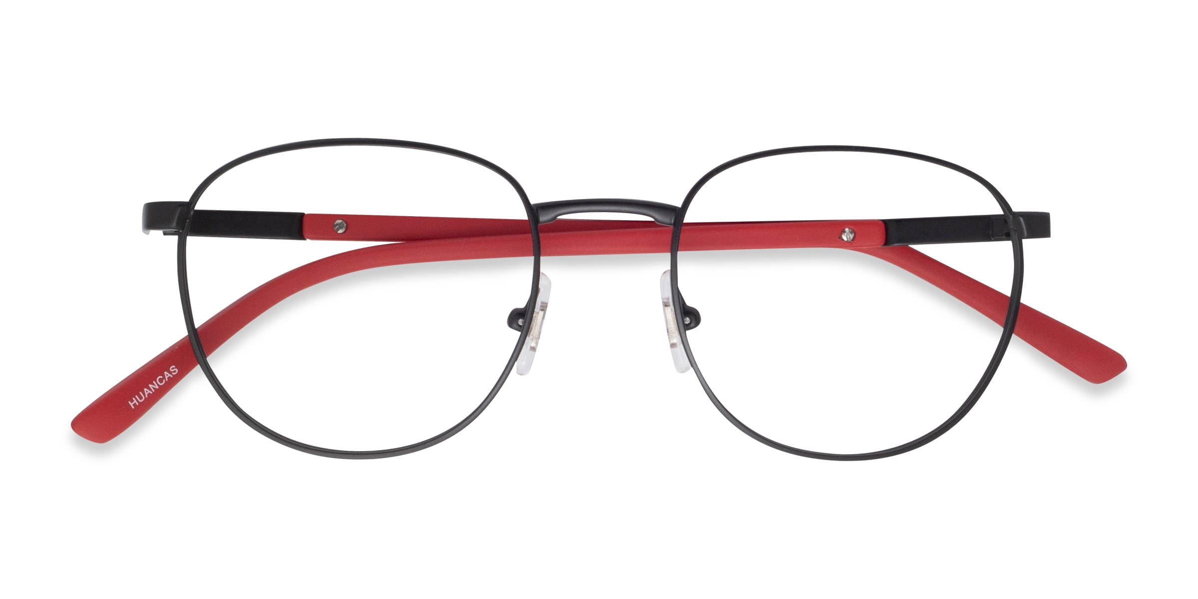 ARNETTE Huancas - Round Matte Black Frame Glasses For Men