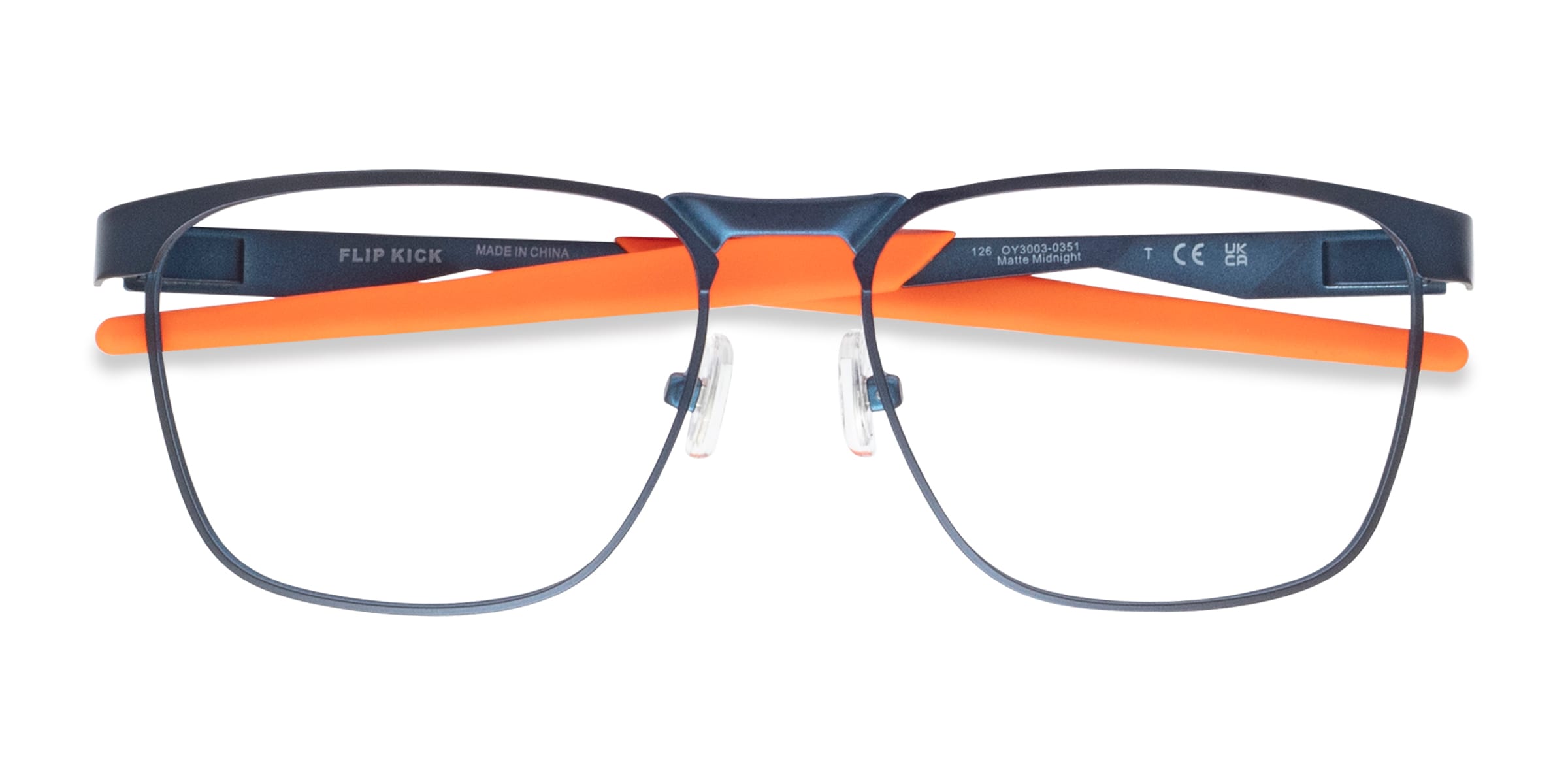 Oakley Flip Kick - Square Navy Frame Eyeglasses