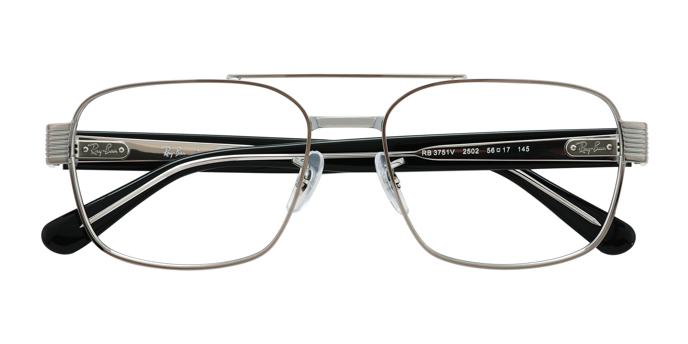 Ray-Ban RB3751V - Aviator Silver Frame Eyeglasses