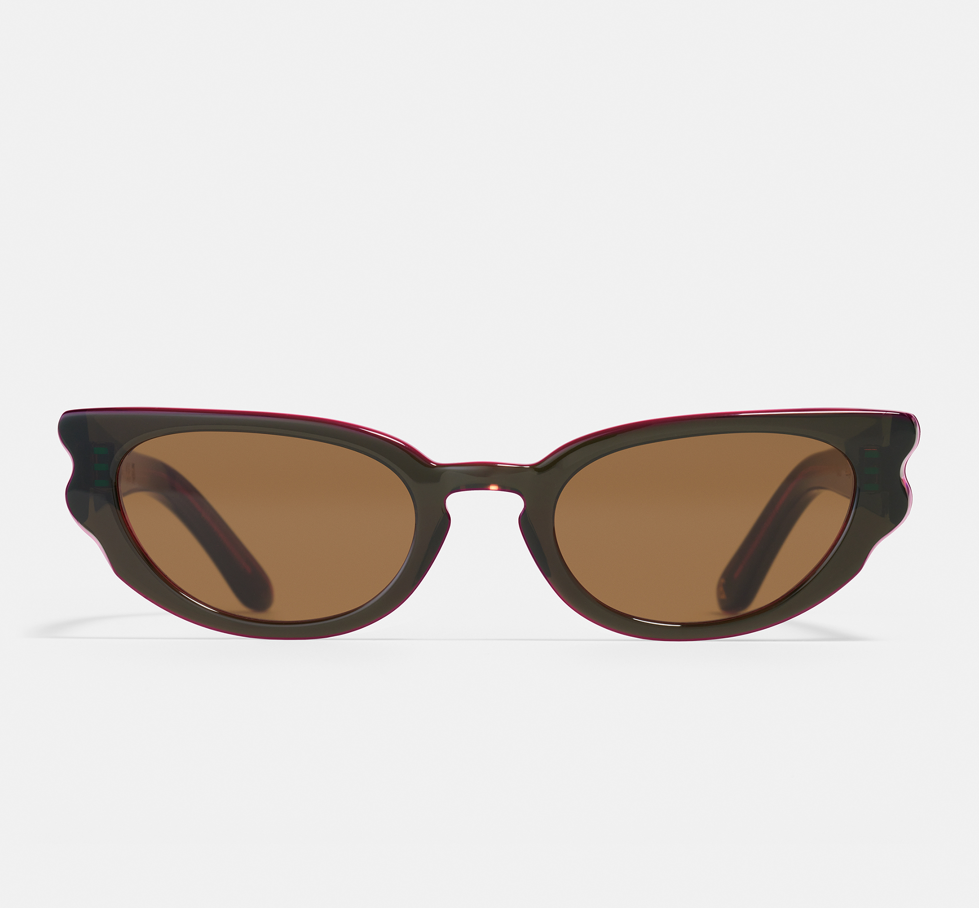 Luna Watermelon | Oval Renew Bio Acetate Sunglasses