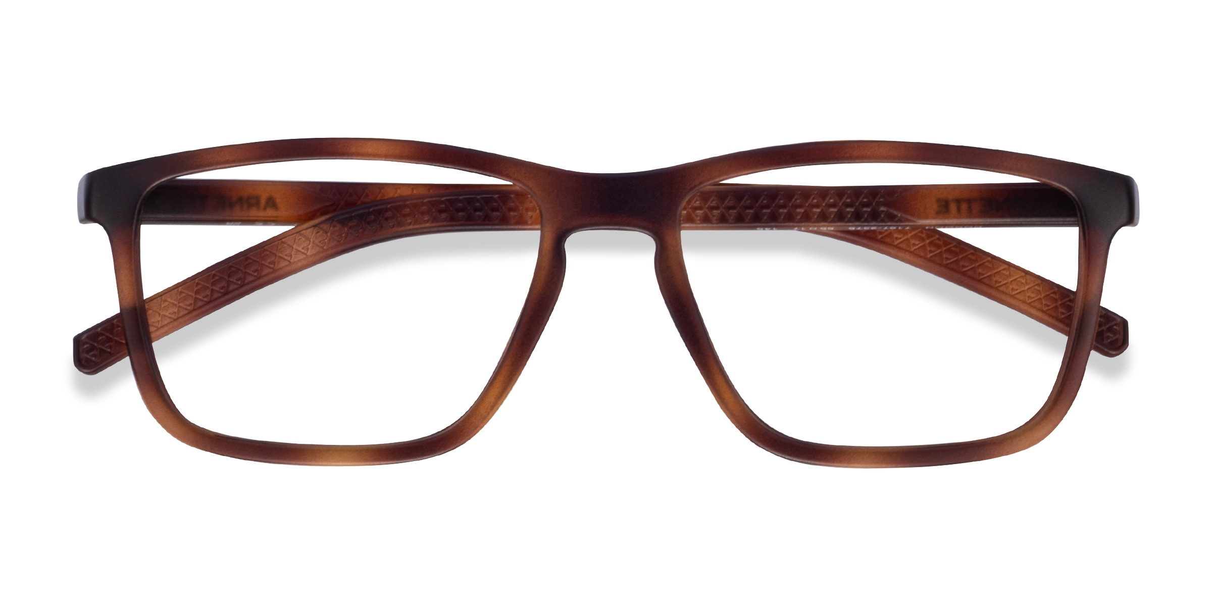 ARNETTE Cocoon - Rectangle Matte Tortoise Frame Eyeglasses