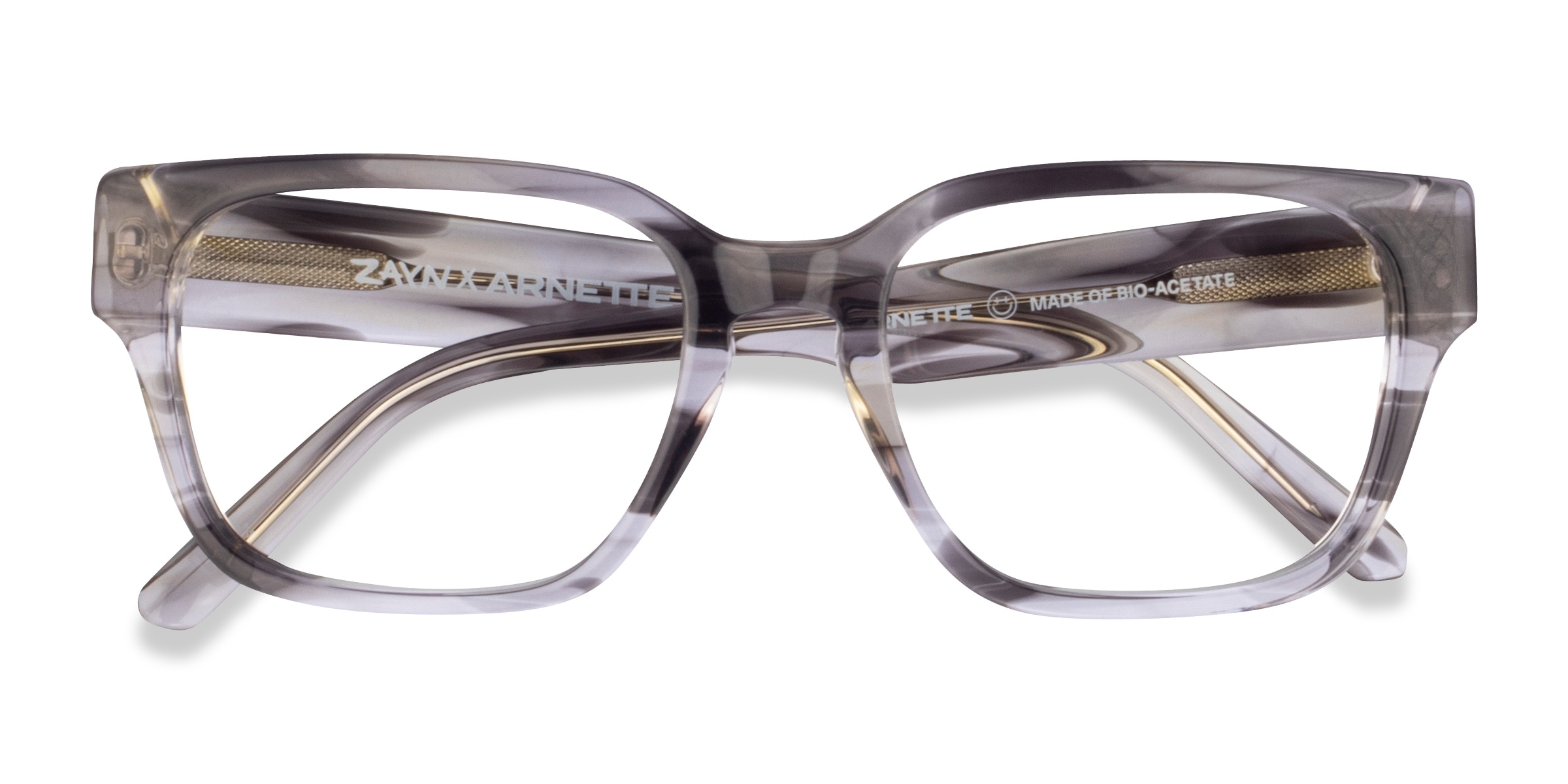 ARNETTE AN7205 Type Z - Square Tie Dye Gray Frame Eyeglasses