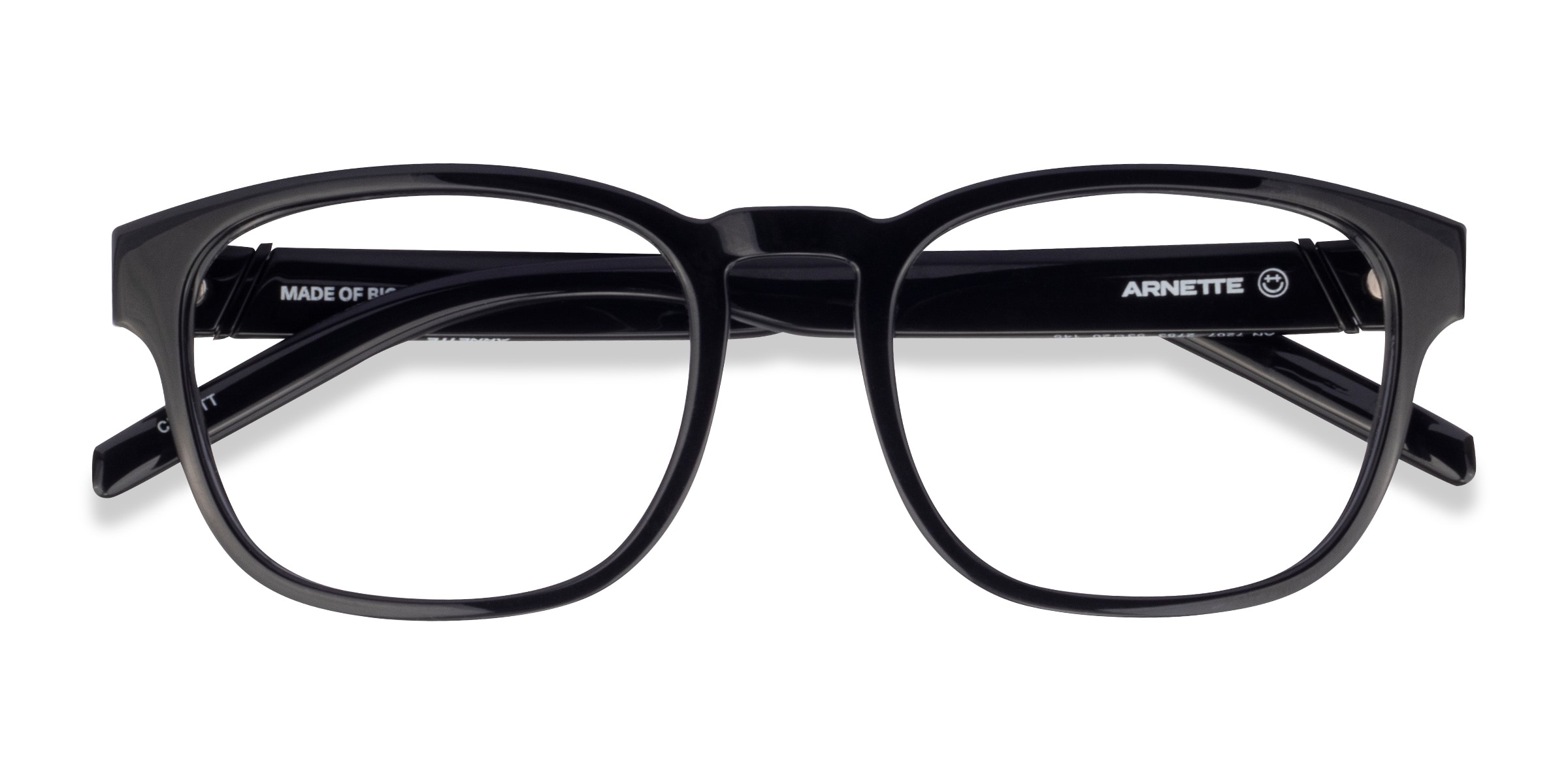 ARNETTE Chuutt - Oval Black Frame Eyeglasses