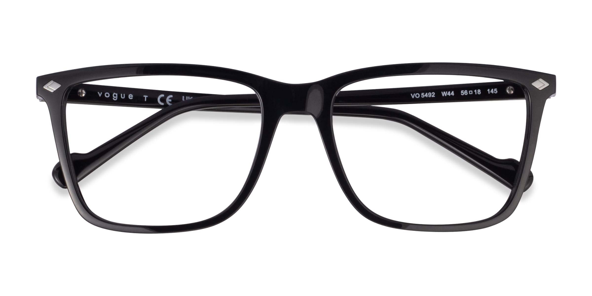 Vogue Eyewear VO5492 - Square Black Frame Eyeglasses