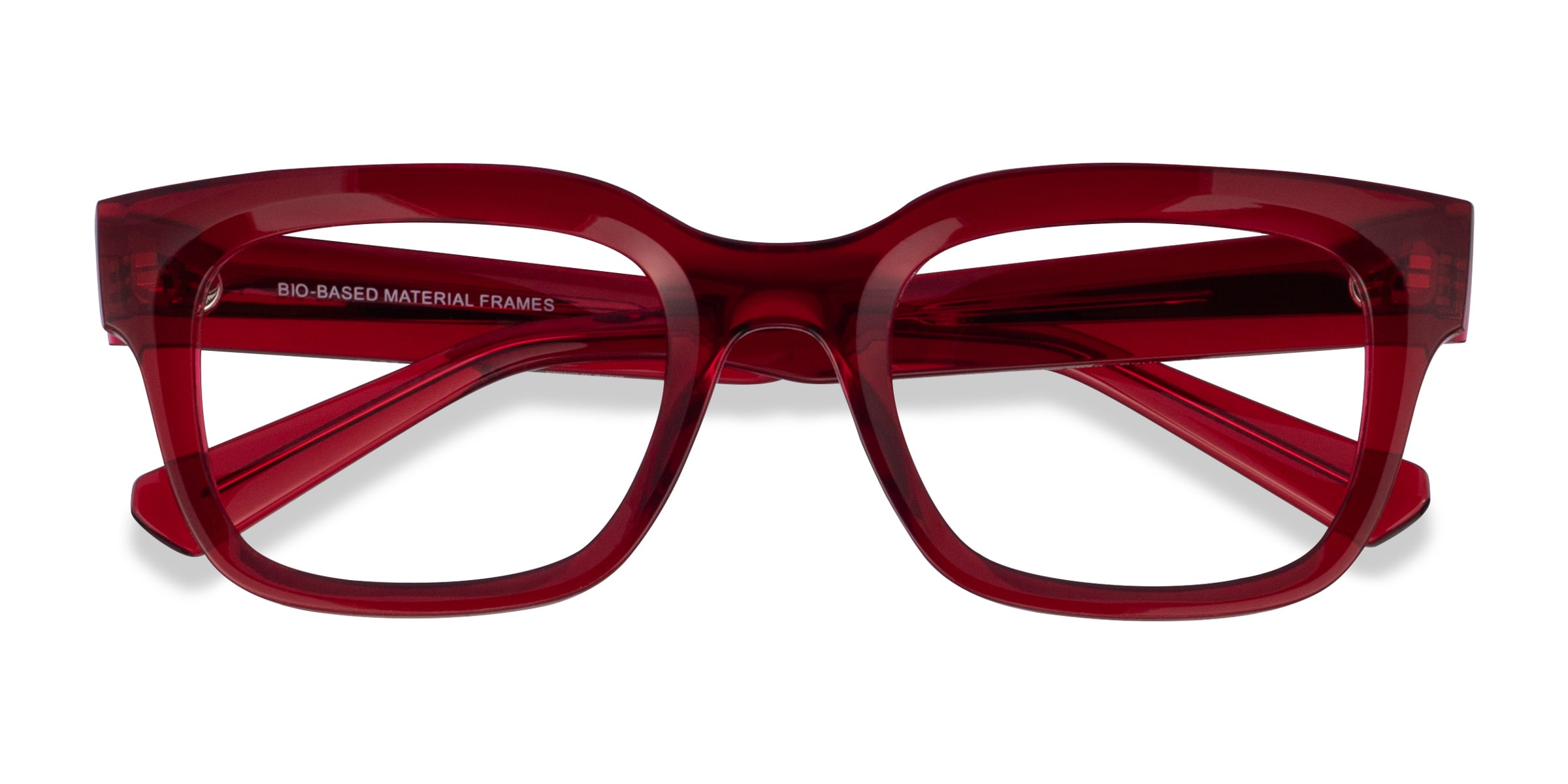 Ray-Ban RB7217 Chad - Rectangle Transparent Red Frame Eyeglasses