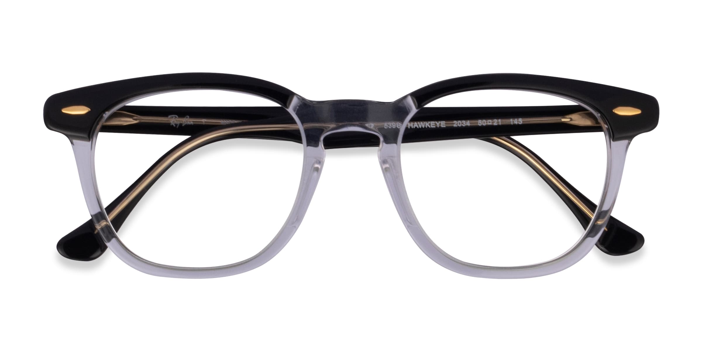 Ray-Ban RB5398 Hawkeye - Wayfarer Clear Black Frame Eyeglasses