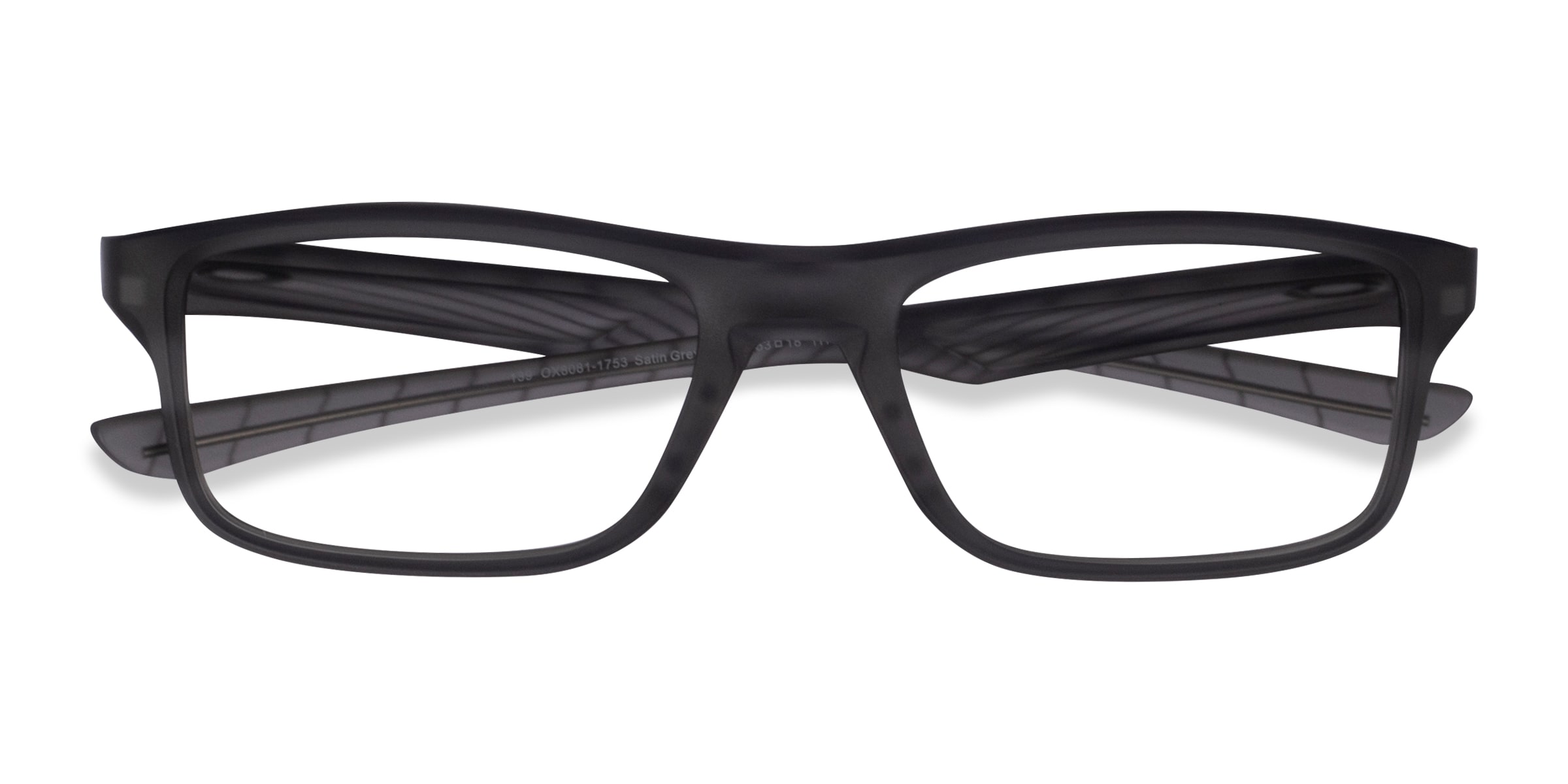 Oakley Plank 2.0 - Rectangle Gray Smoke Frame Eyeglasses