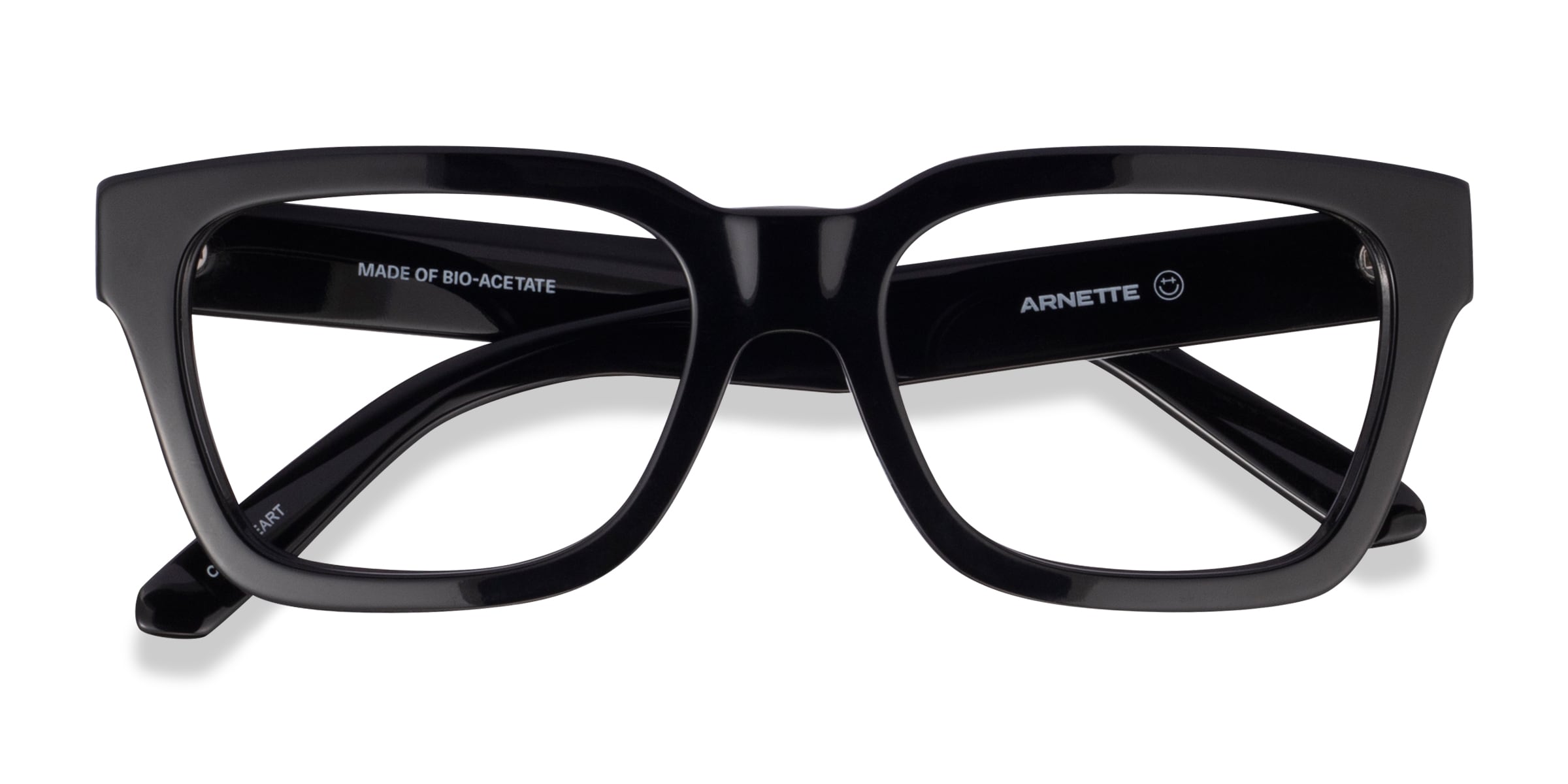 ARNETTE Cold Heart - Square Black Frame Eyeglasses