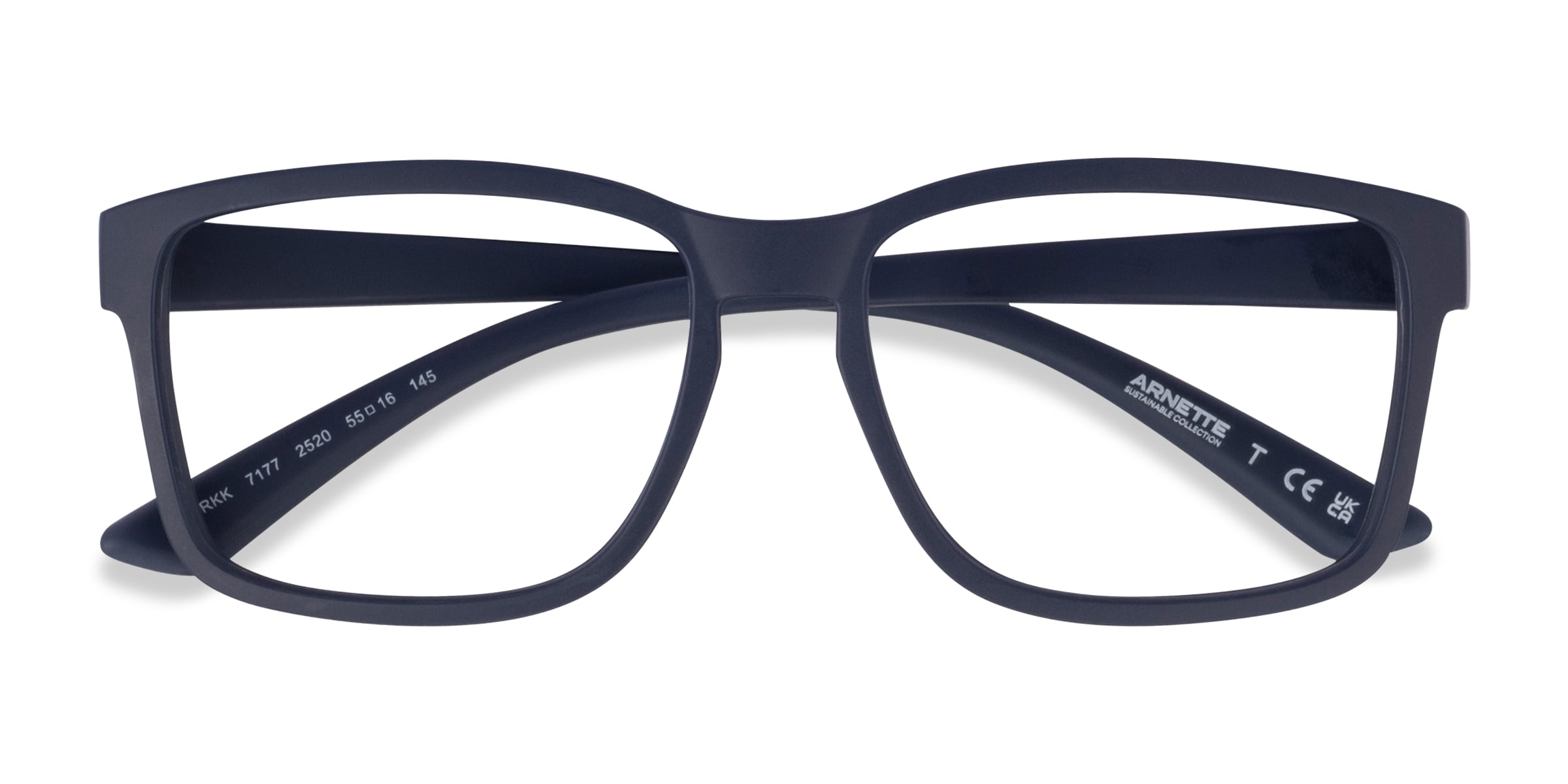 ARNETTE Dirkk - Square Matte Blue Frame Eyeglasses