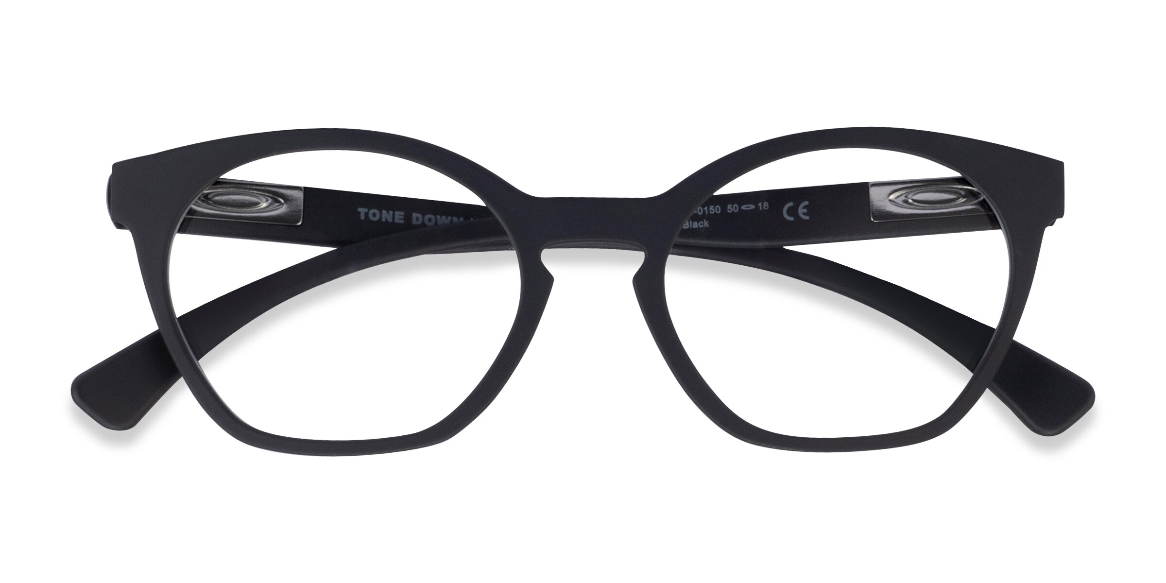 Oakley Tone Down - Cat Eye Satin Black Frame Eyeglasses