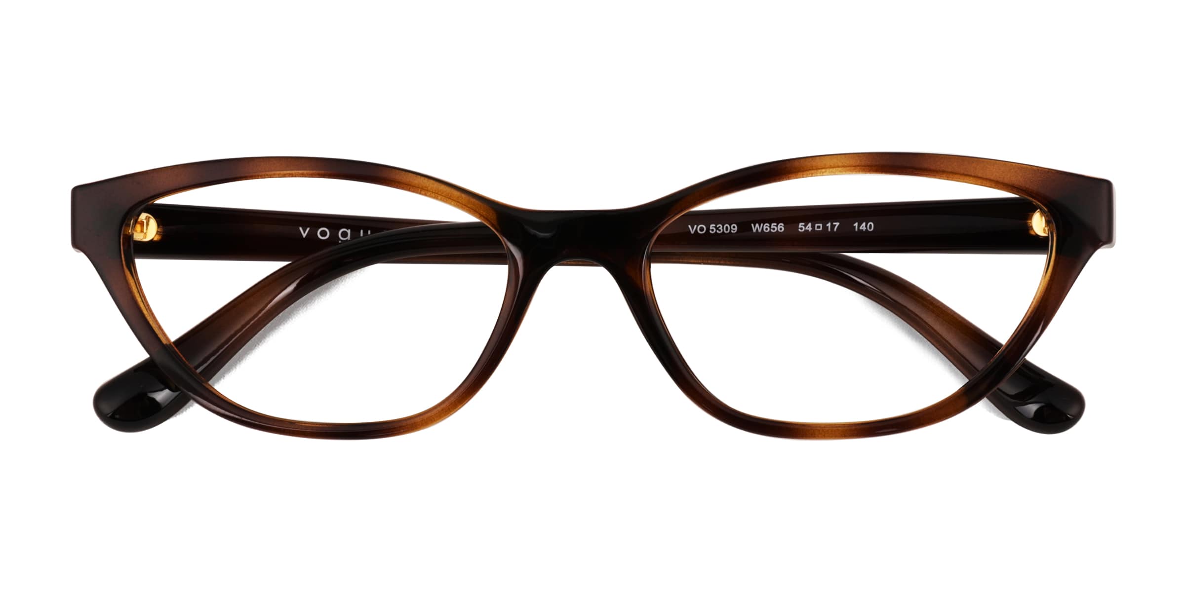 Vogue Eyewear VO5309 - Cat Eye Dark Tortoise Frame Eyeglasses