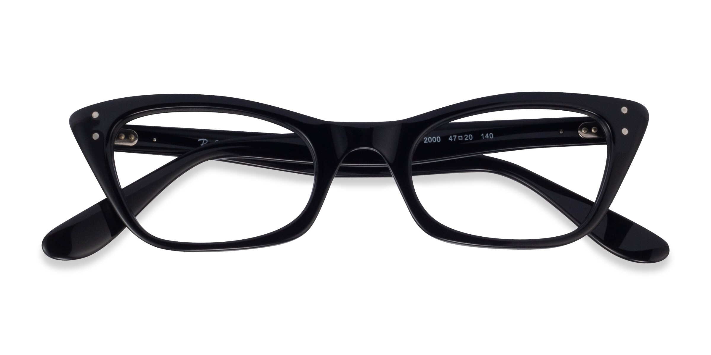 Ray-Ban RB5499 Lady Burbank - Cat Eye Black Frame Glasses For Women