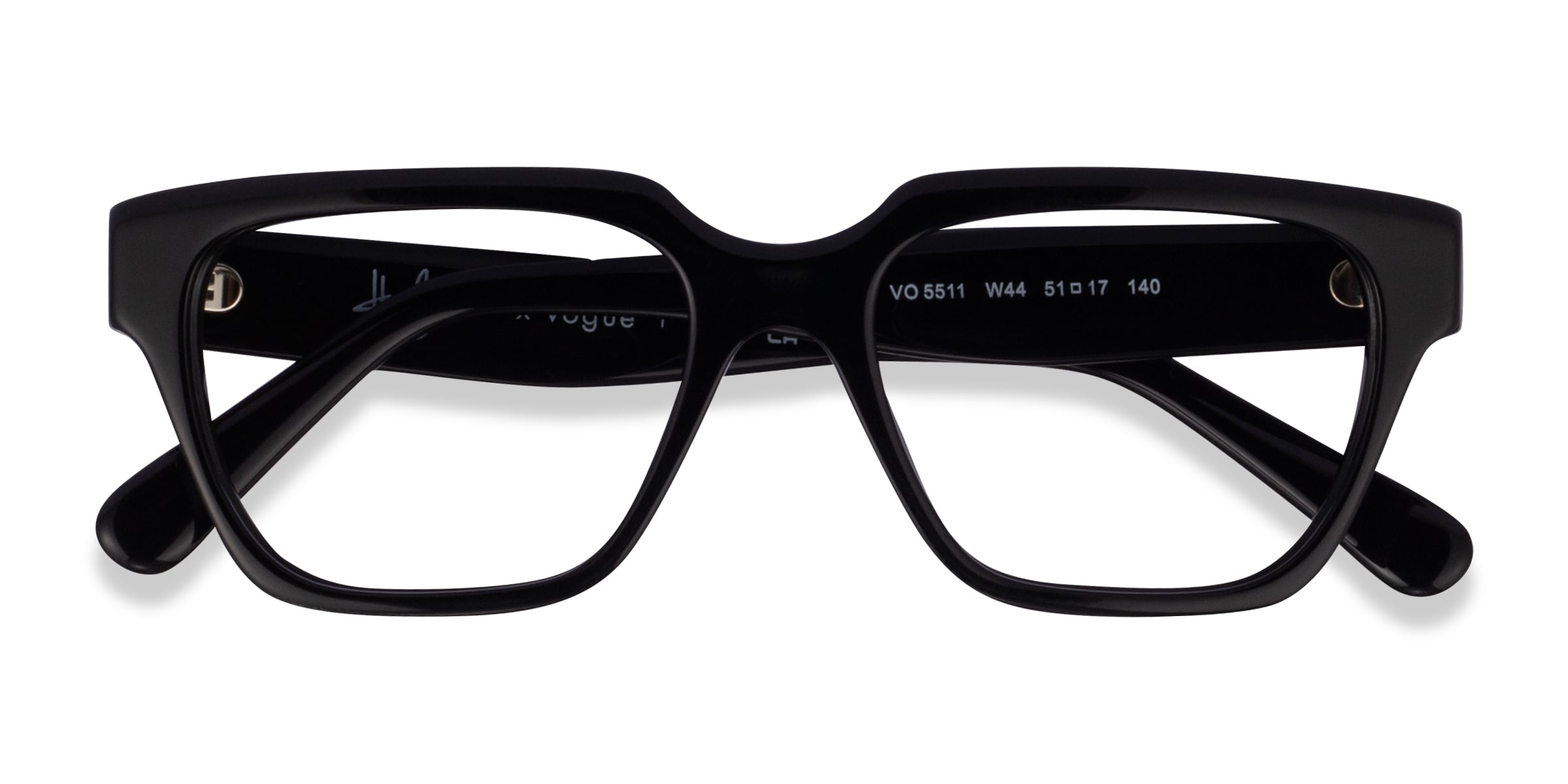 Vogue Eyewear VO5511 - Square Black Frame Eyeglasses