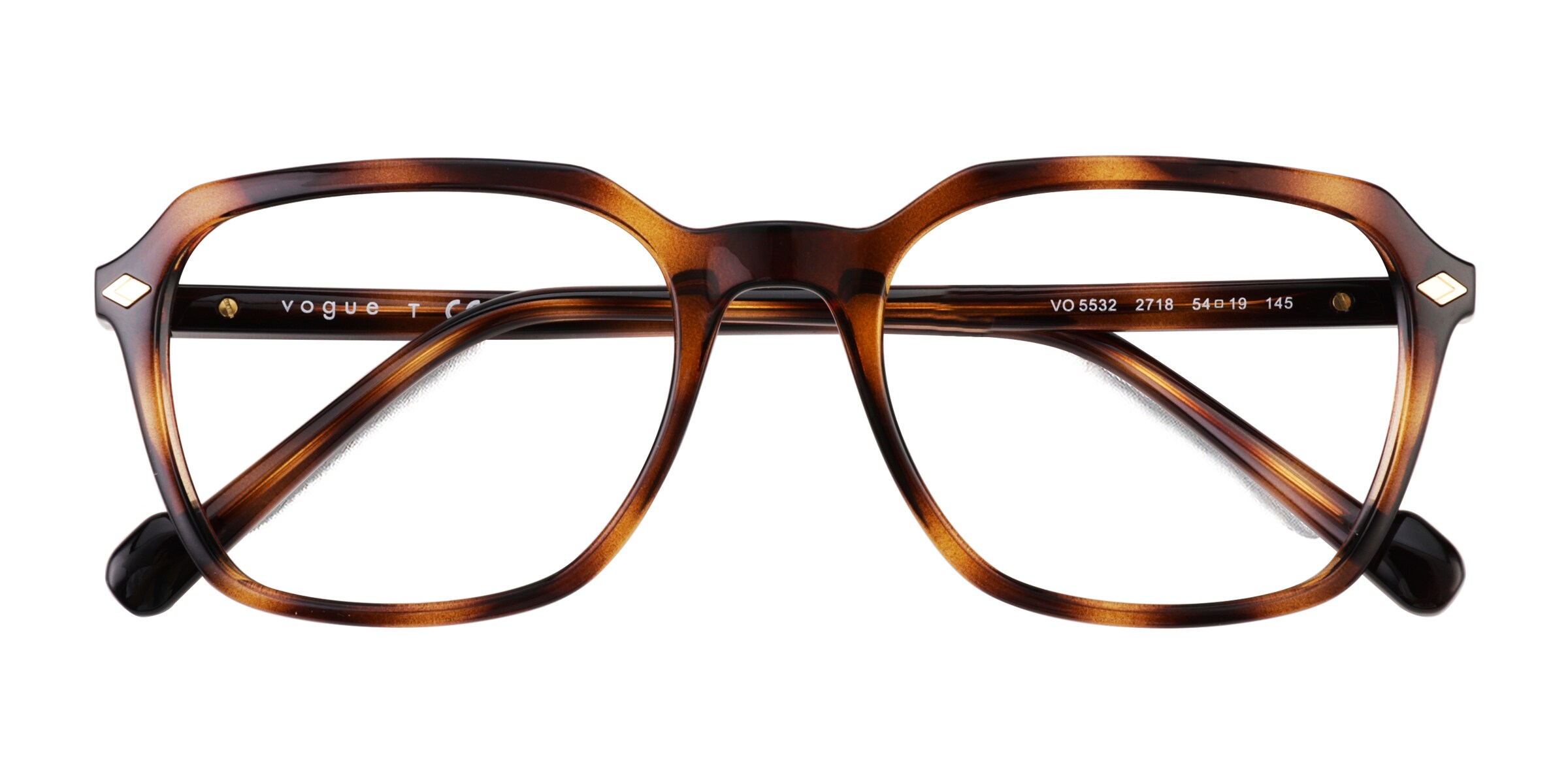Vogue Eyewear VO5532 - Square Dark Tortoise Frame Eyeglasses