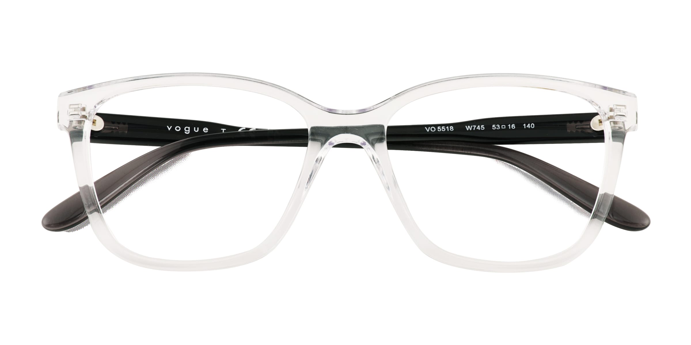 Vogue Eyewear VO5518 - Square Clear Frame Eyeglasses