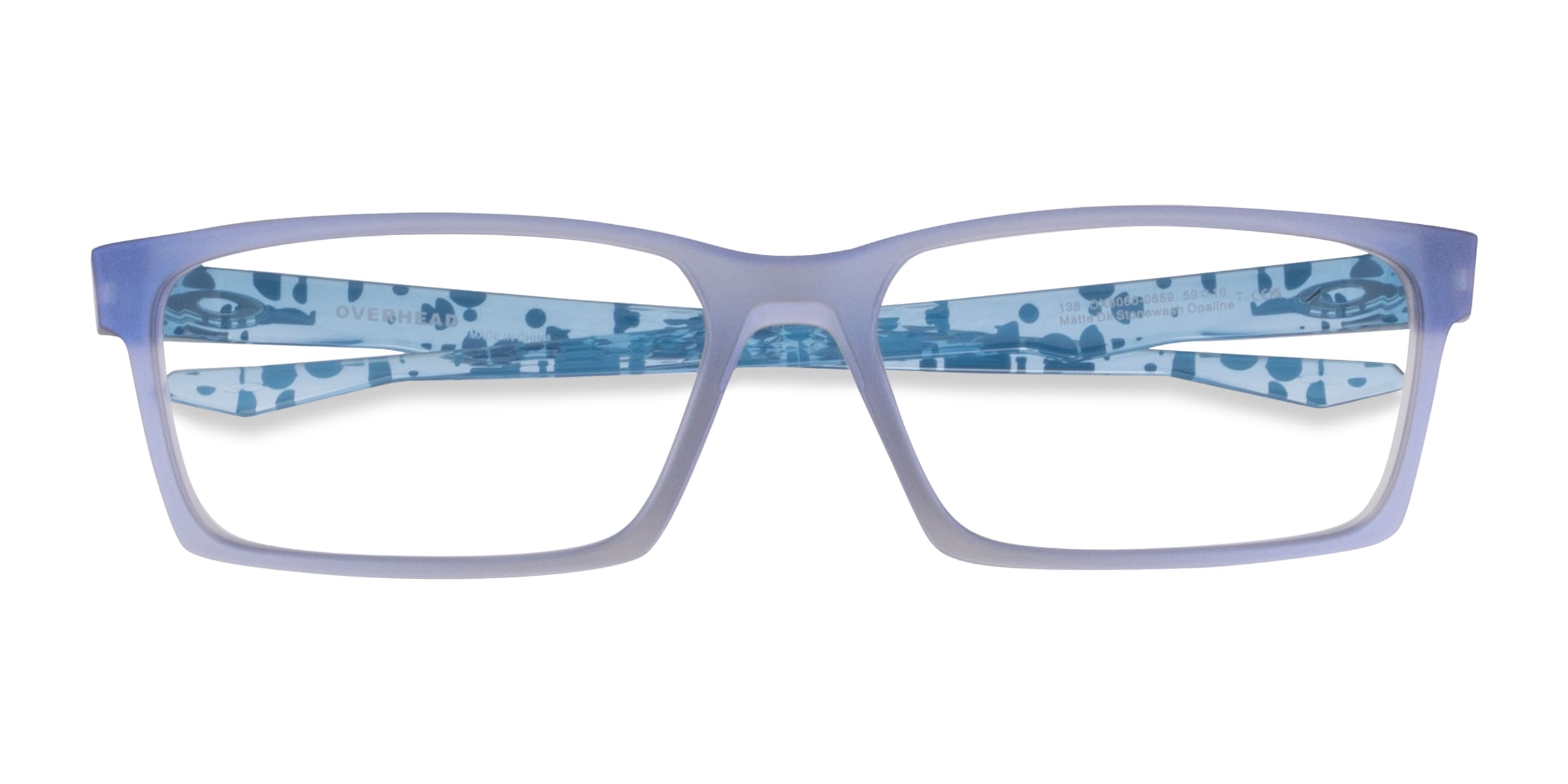 Oakley Overhead - Rectangle Matte Gray Frame Eyeglasses