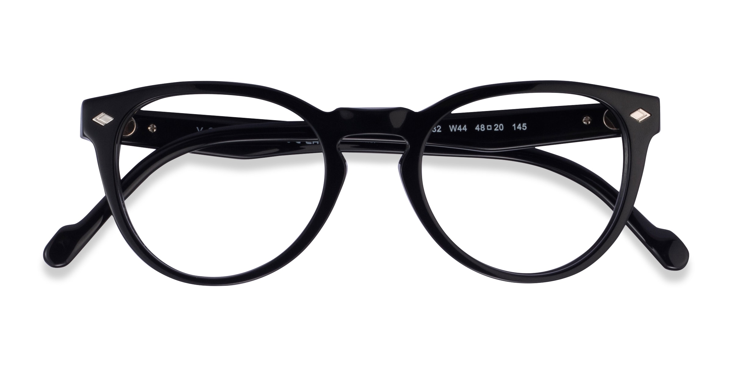 Vogue Eyewear VO5382 - Cat Eye Black Frame Eyeglasses