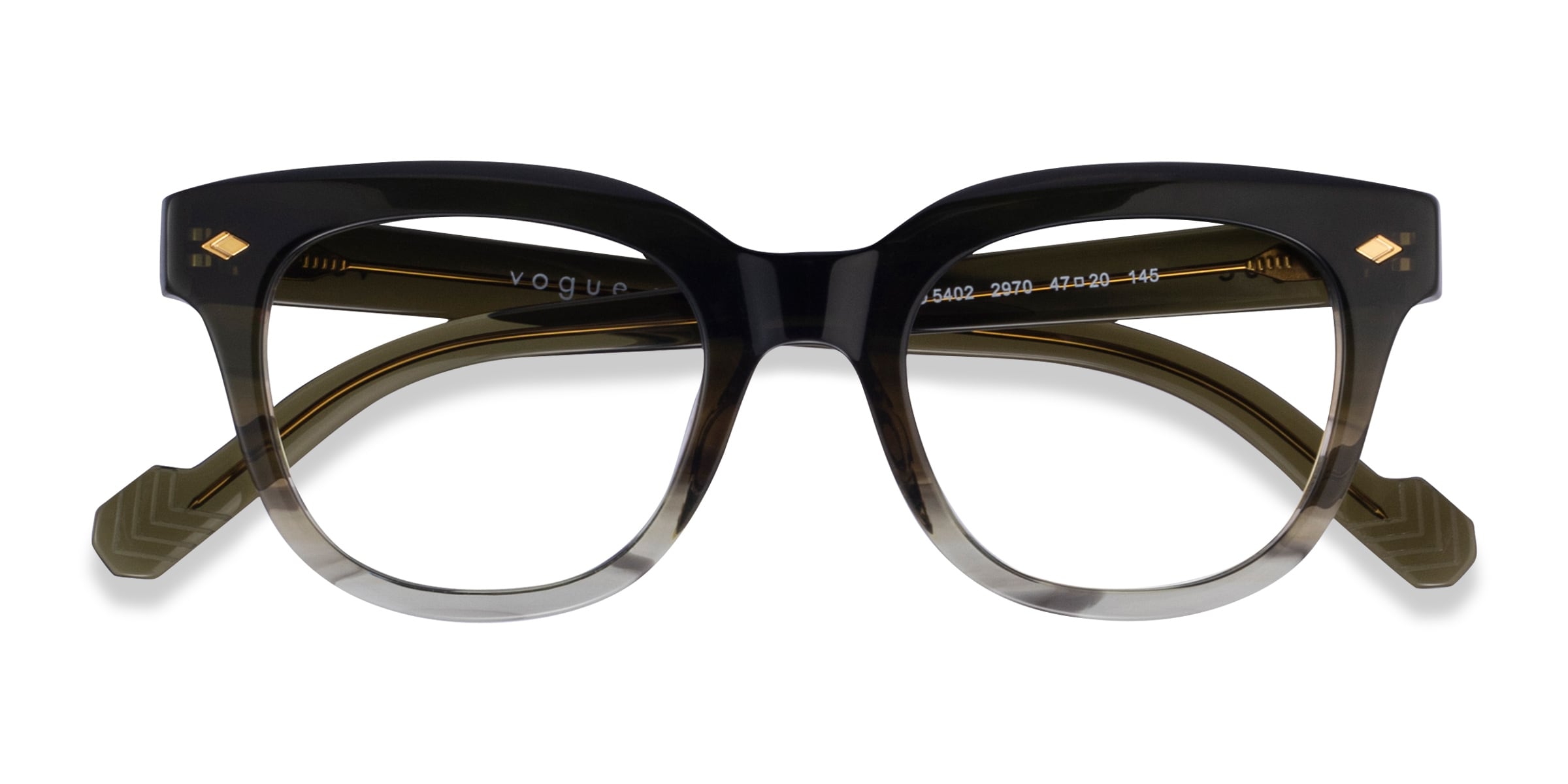 Vogue Eyewear VO5402 - Wayfarer Gradient Green Frame Eyeglasses