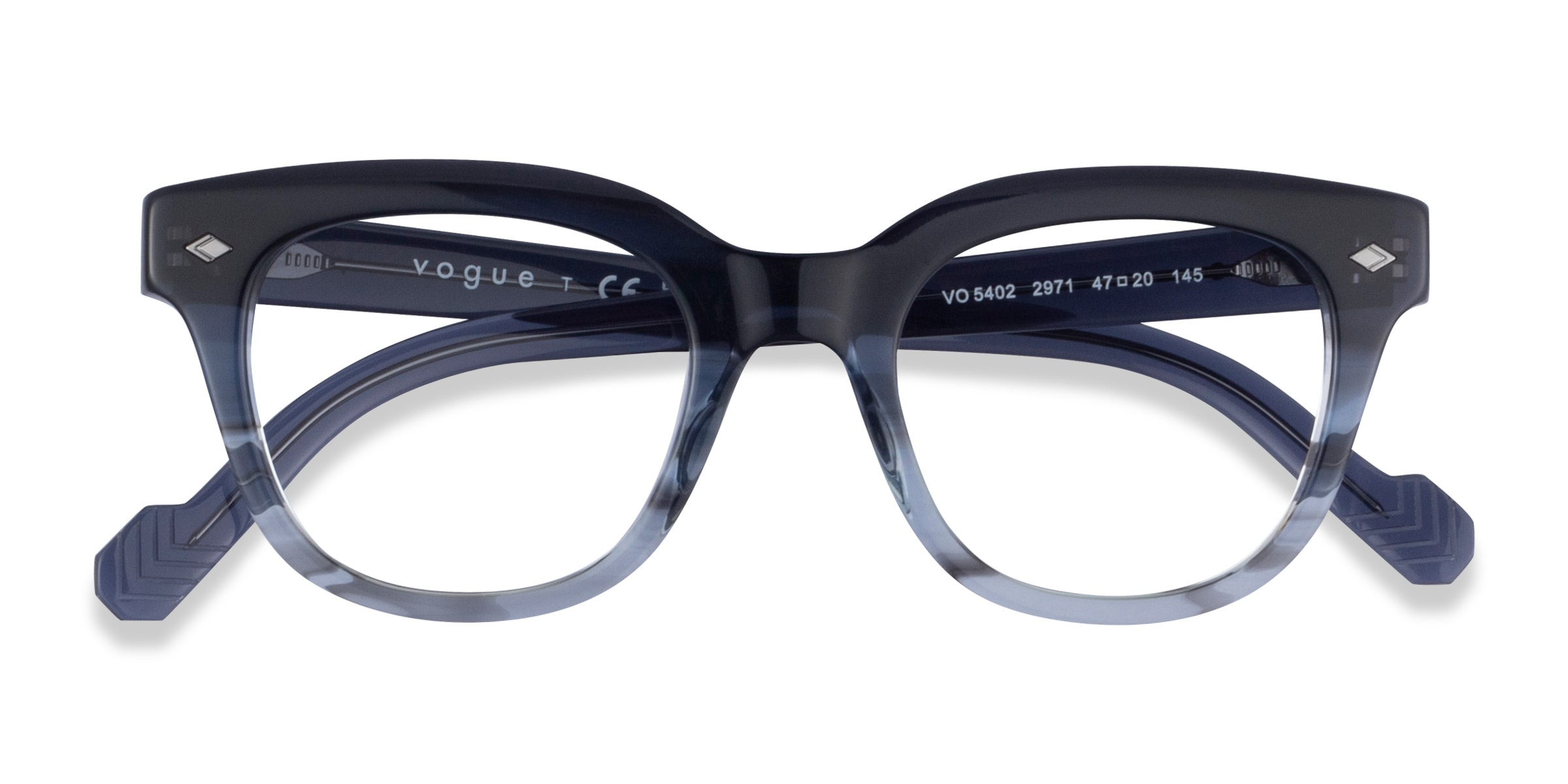 Vogue Eyewear VO5402 - Wayfarer Gradient Blue Frame Eyeglasses