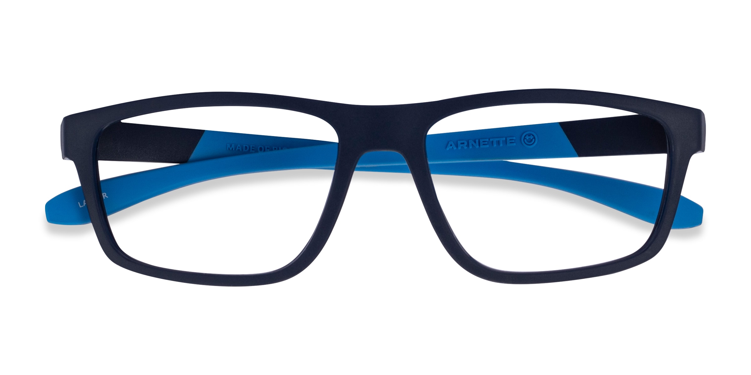 ARNETTE Laflor - Rectangle Matte Black Frame Eyeglasses