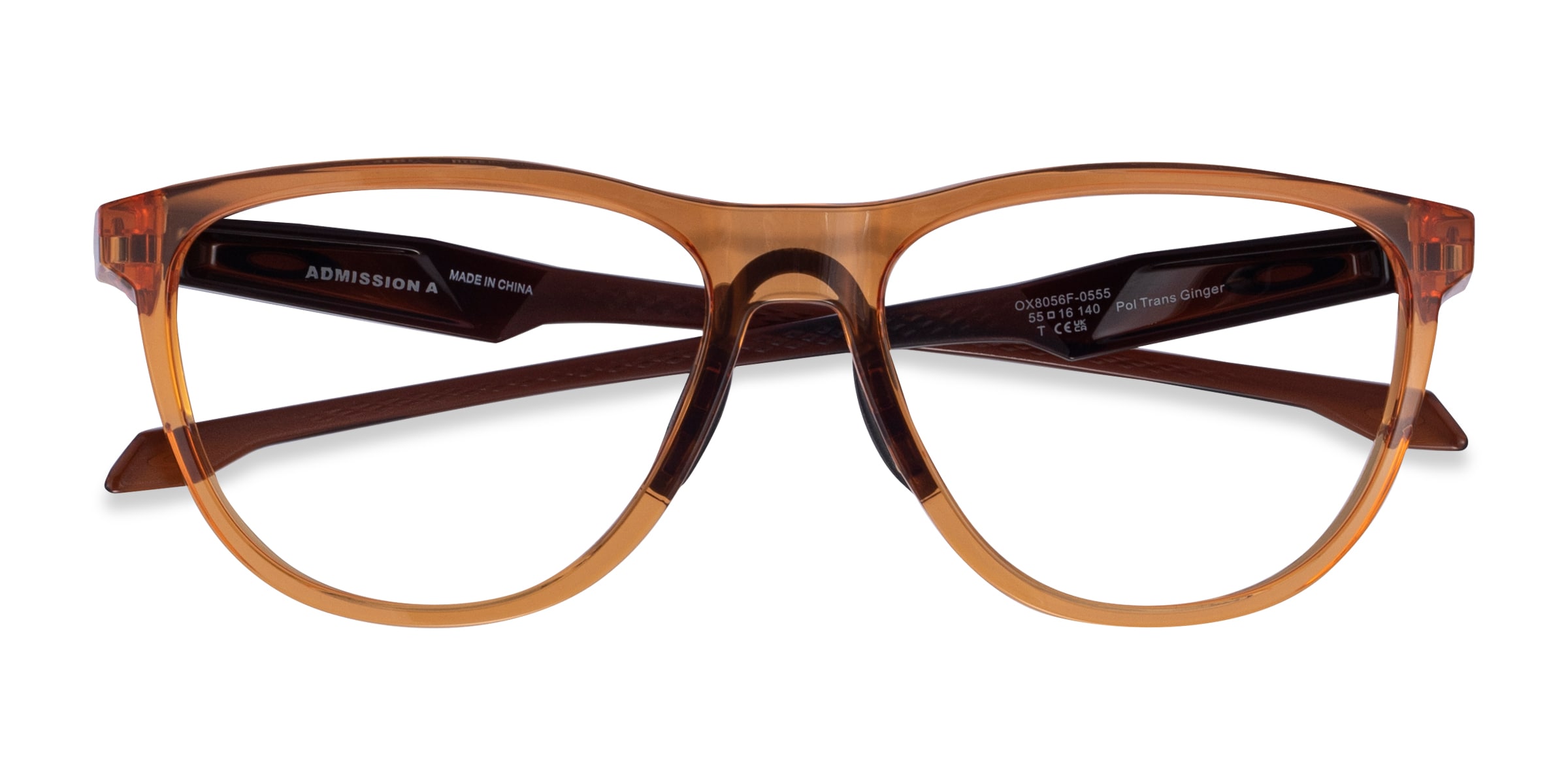 Oakley Admission A - Round Orange Frame Eyeglasses