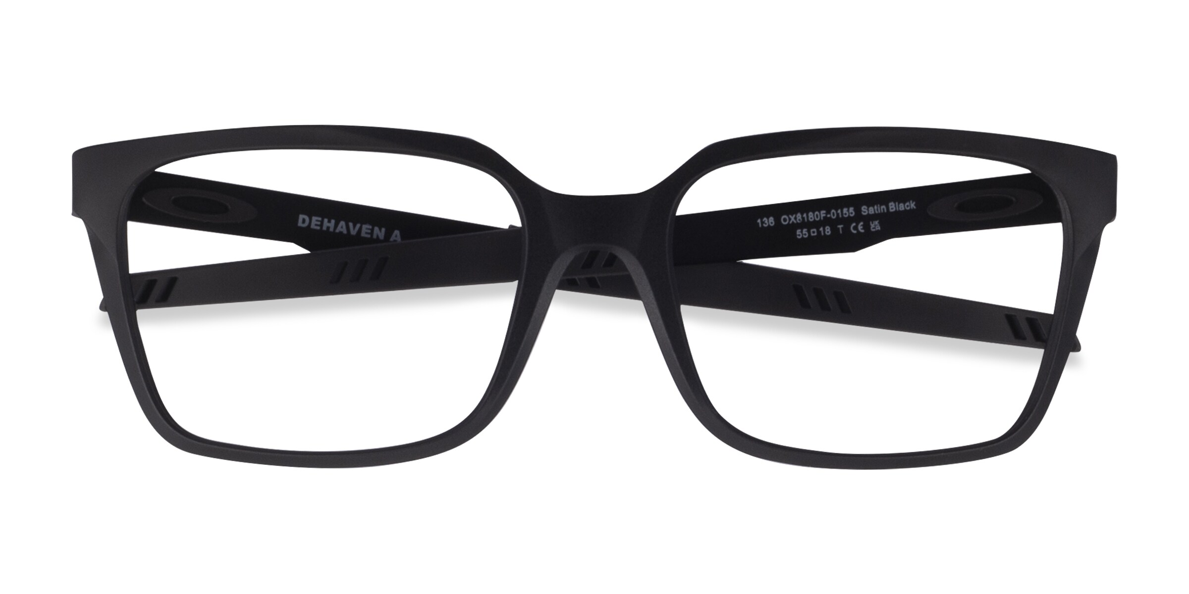Oakley Dehaven A - Square Black Frame Eyeglasses