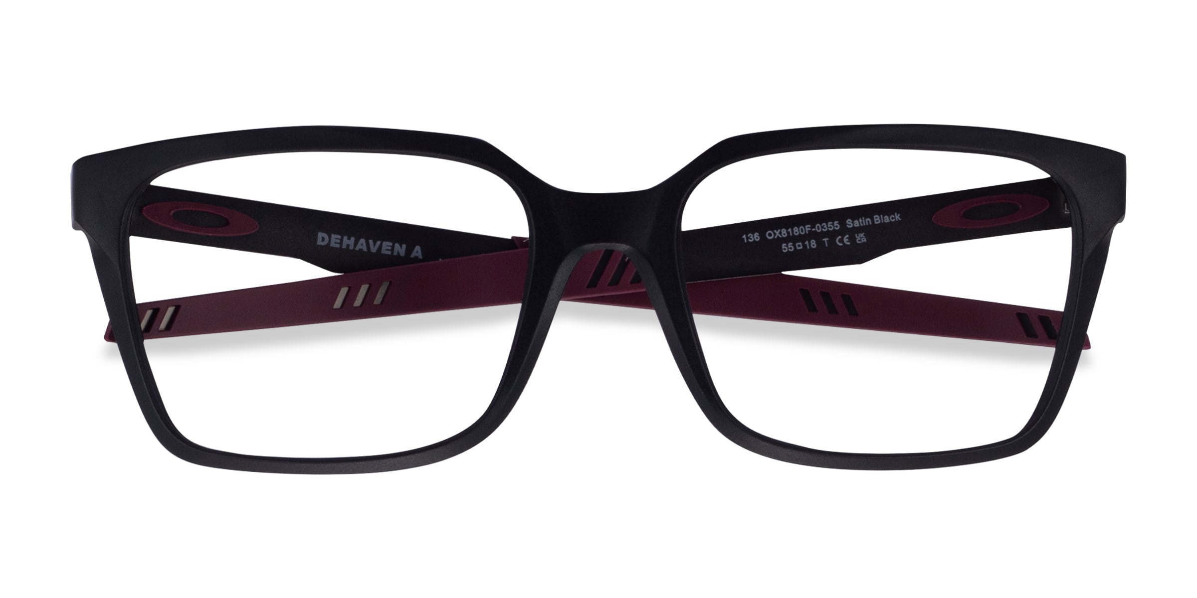 Oakley Dehaven A - Square Matte Black Frame Eyeglasses