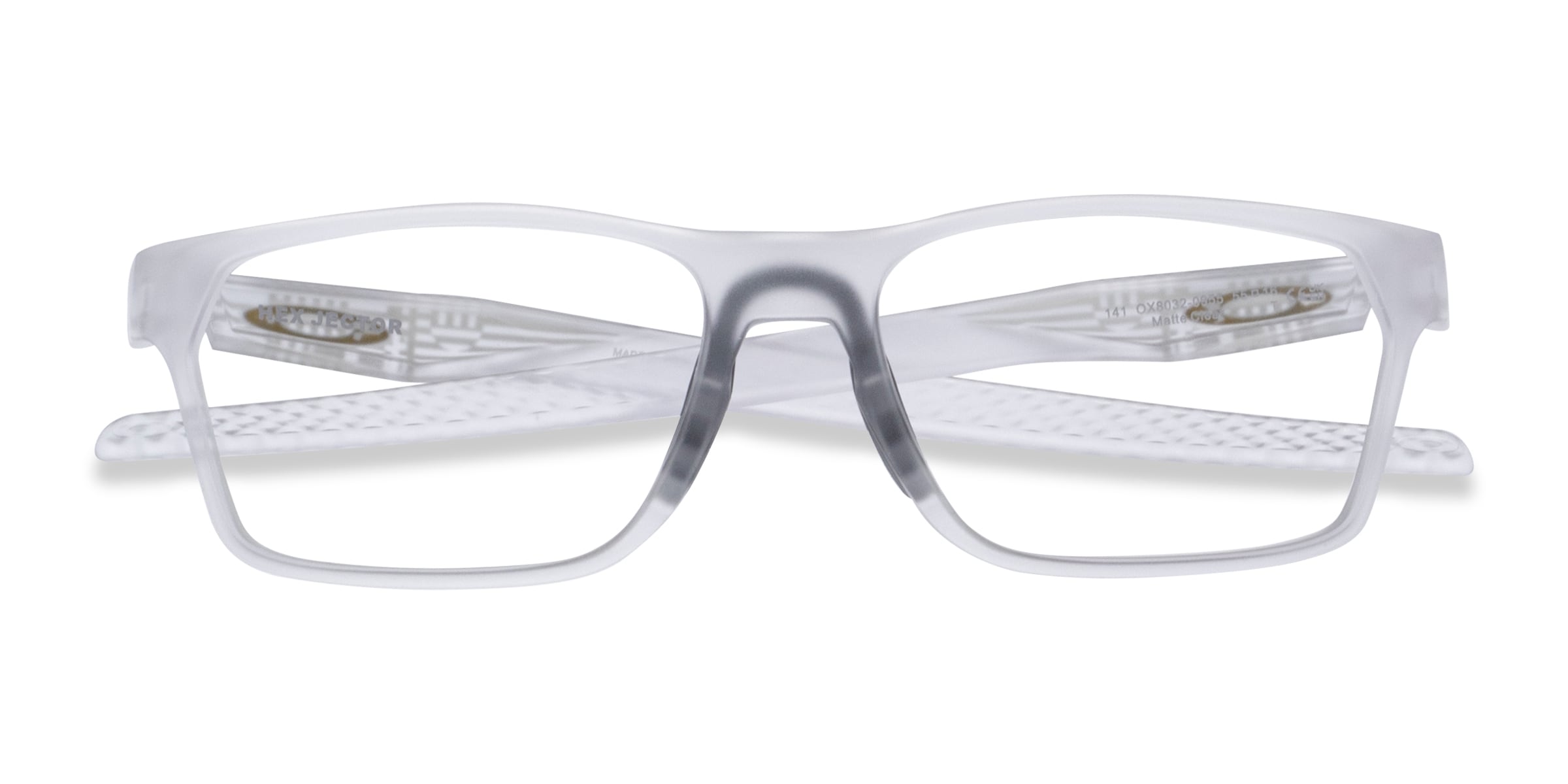 Oakley Hex Jector - Rectangle Clear Frame Eyeglasses