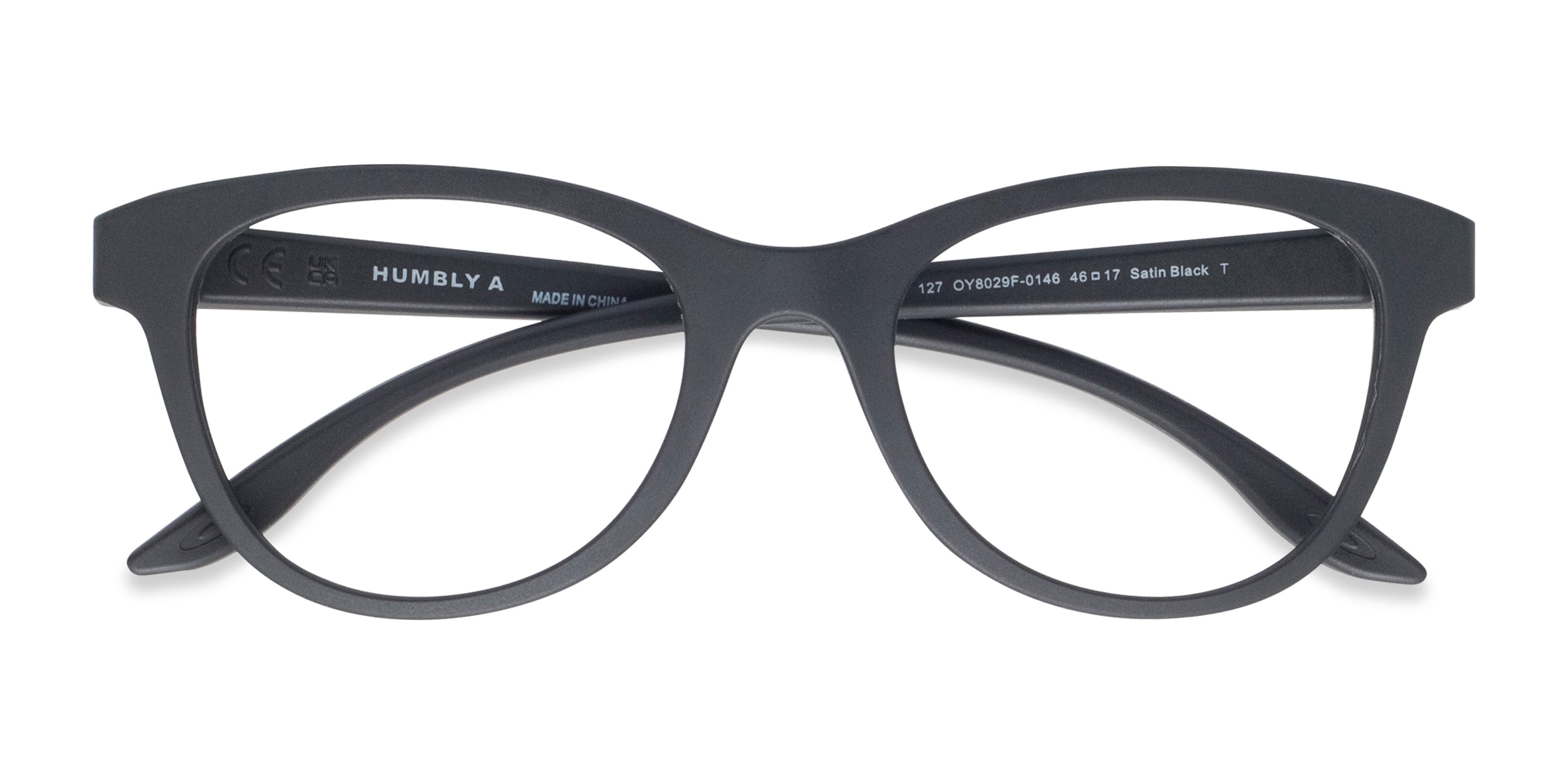 Oakley Humbly A - Cat Eye Matte Black Frame Eyeglasses