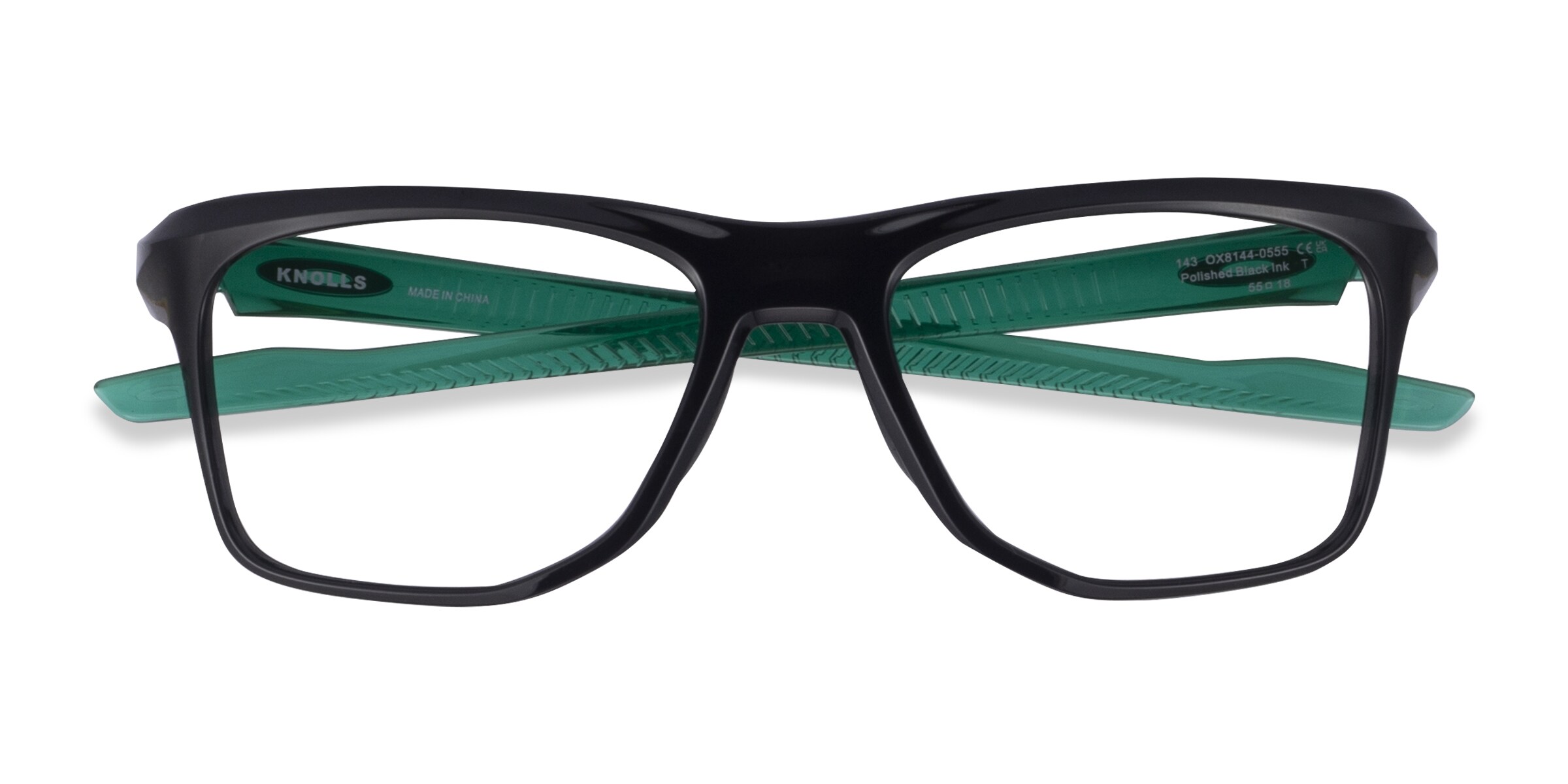 Oakley Knolls - Square Black Frame Glasses For Men