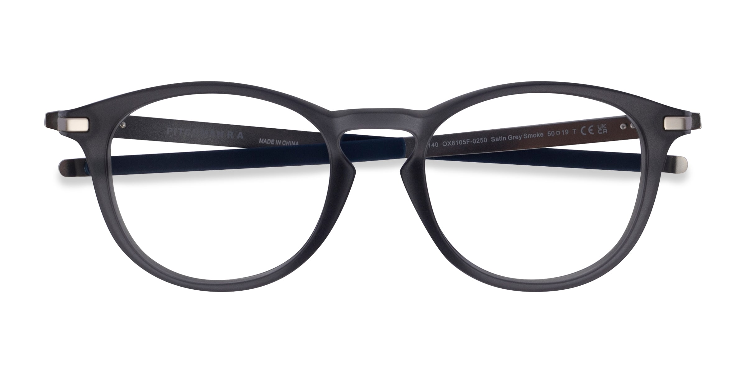 Oakley Pitchman R A - Round Matte Gray Frame Eyeglasses