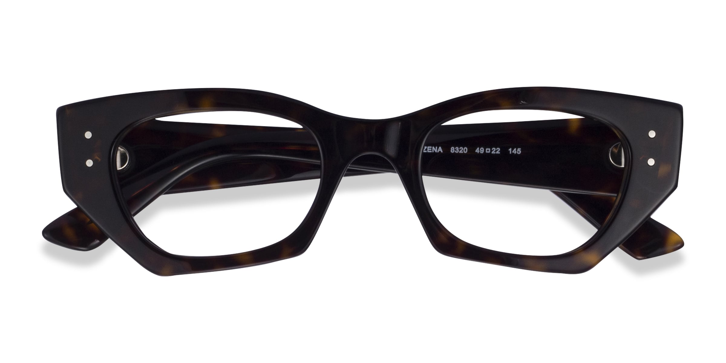 Ray-Ban RB7330 Zena - Cat Eye Tortoise Frame Eyeglasses