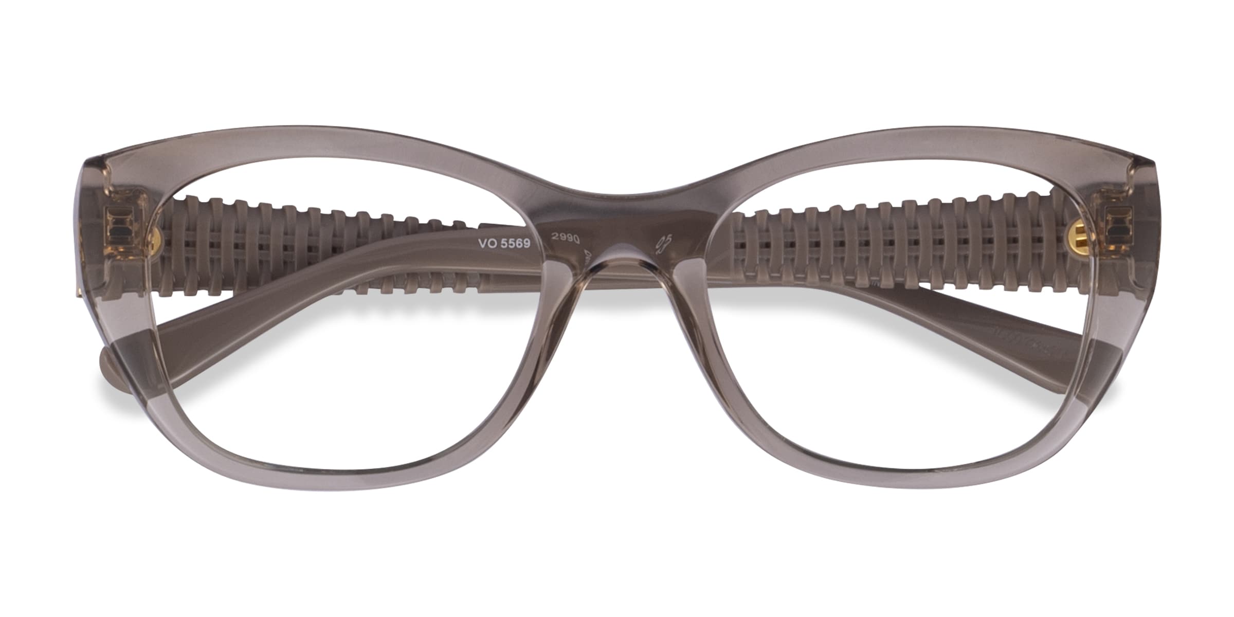 Vogue Eyewear VO5569 - Cat Eye Clear Gray Frame Glasses For Women