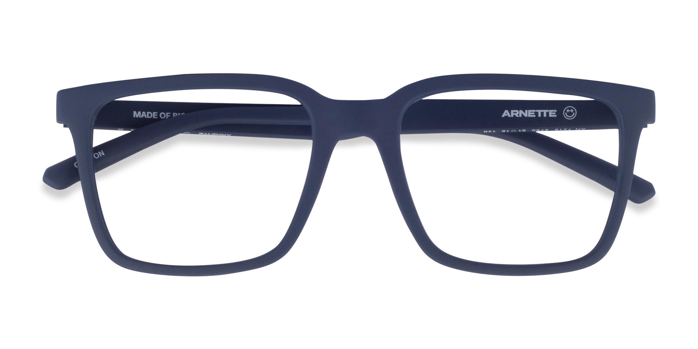 ARNETTE Geryon - Square Matte Navy Frame Eyeglasses